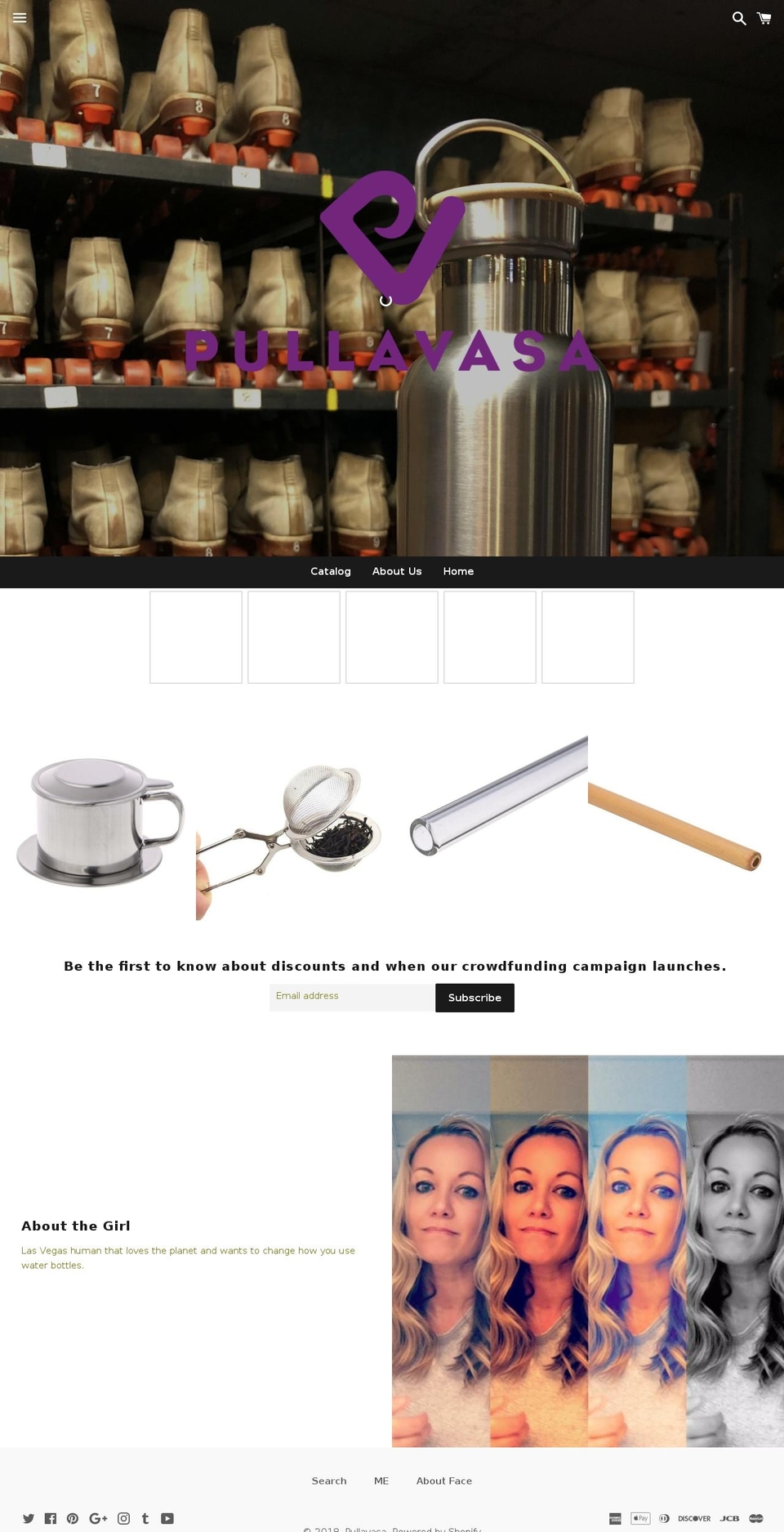pullavasa.com — Shopify storefront screenshot