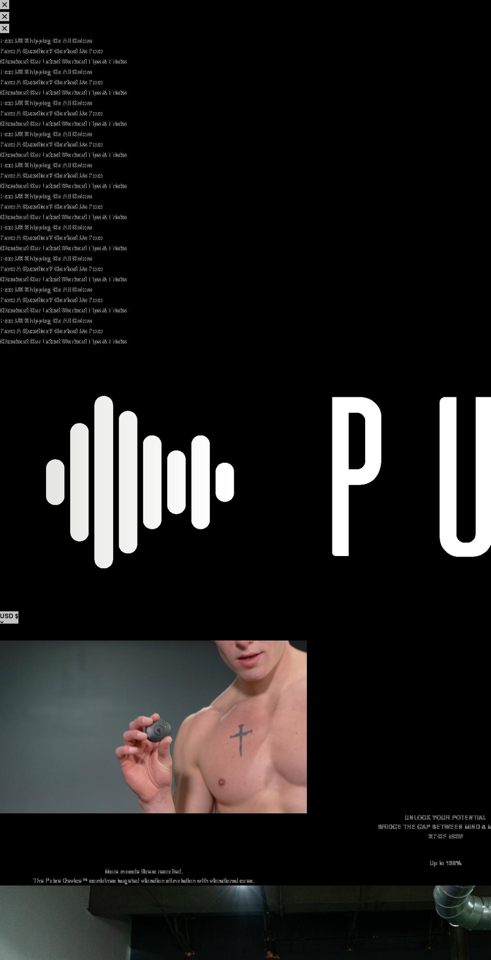 pulsedevice.com shopify website screenshot