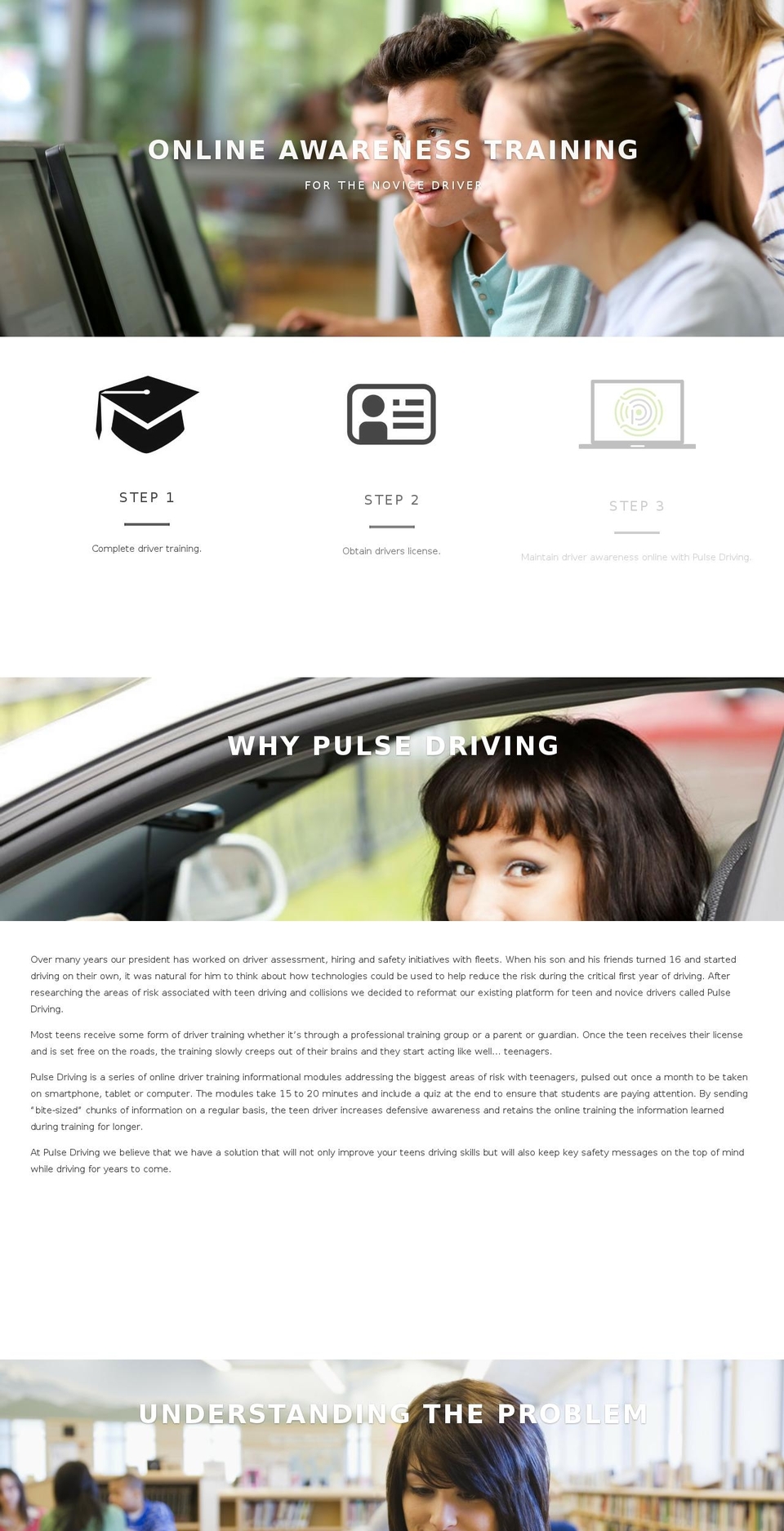 pulsedriving.com shopify website screenshot