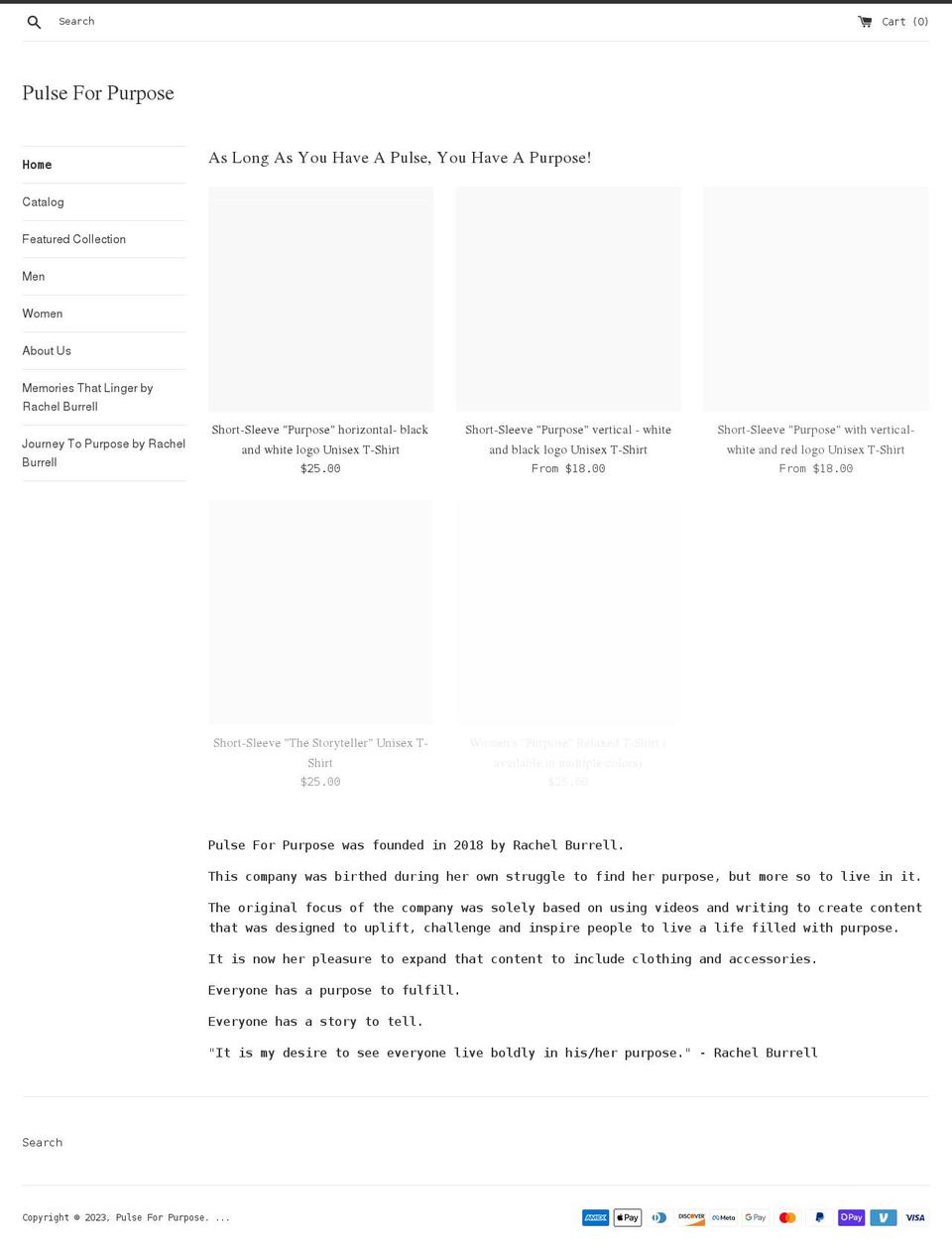 pulseforpurpose.com shopify website screenshot