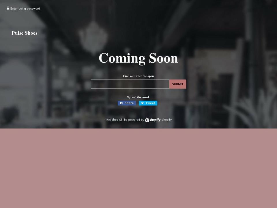 pulseshoes.com — Shopify storefront screenshot