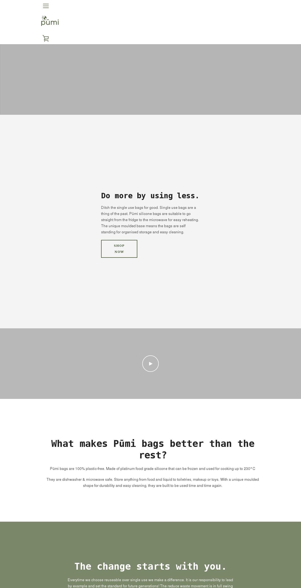 Narrative- Optimized Shopify theme site example pumi.com.au