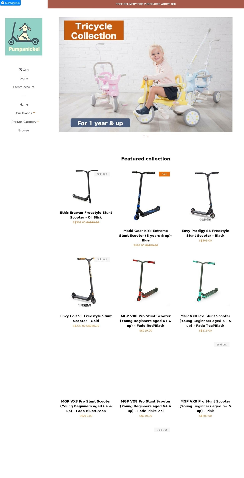 pumpanickel.com — Shopify storefront screenshot