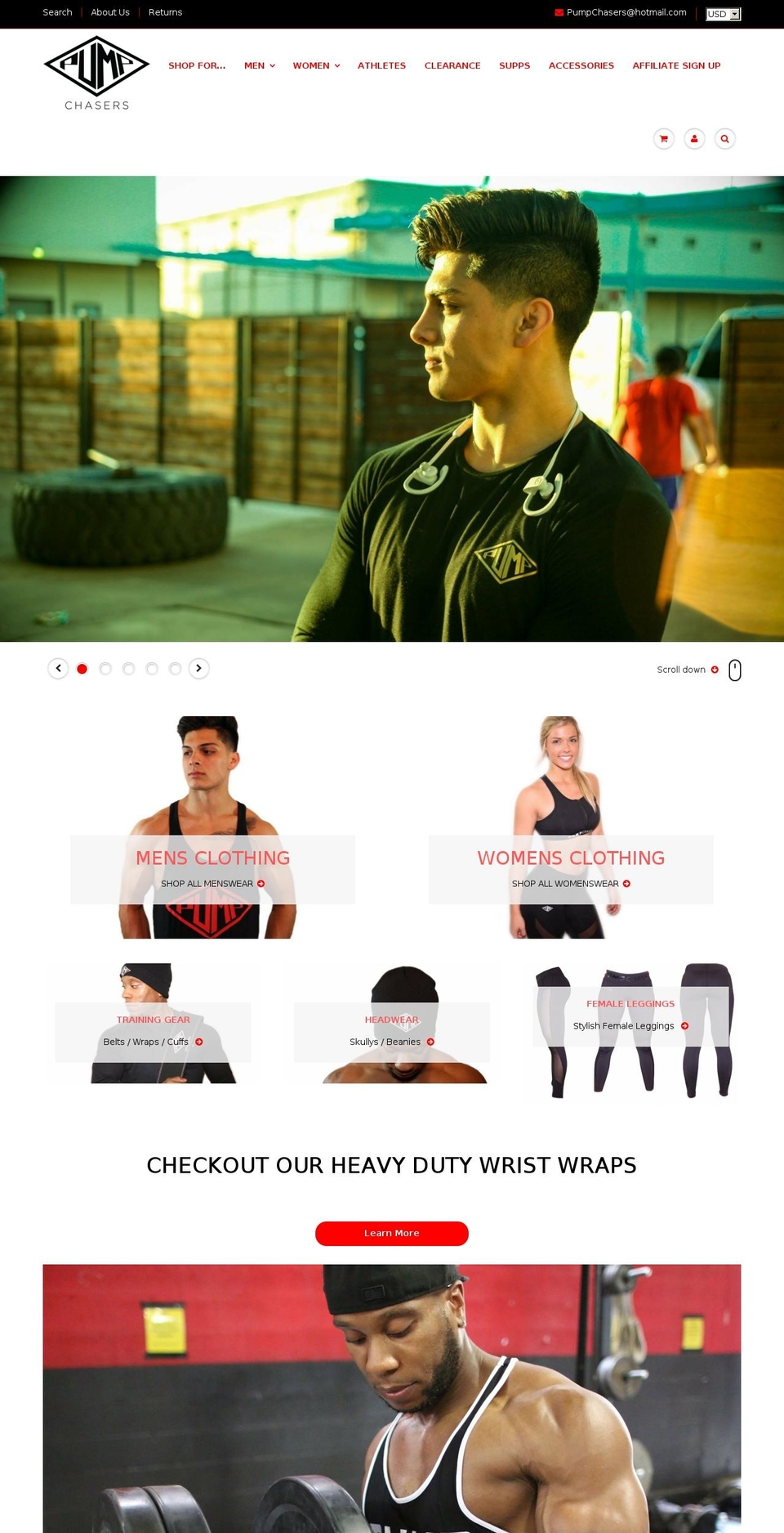 pumpchasers.org shopify website screenshot