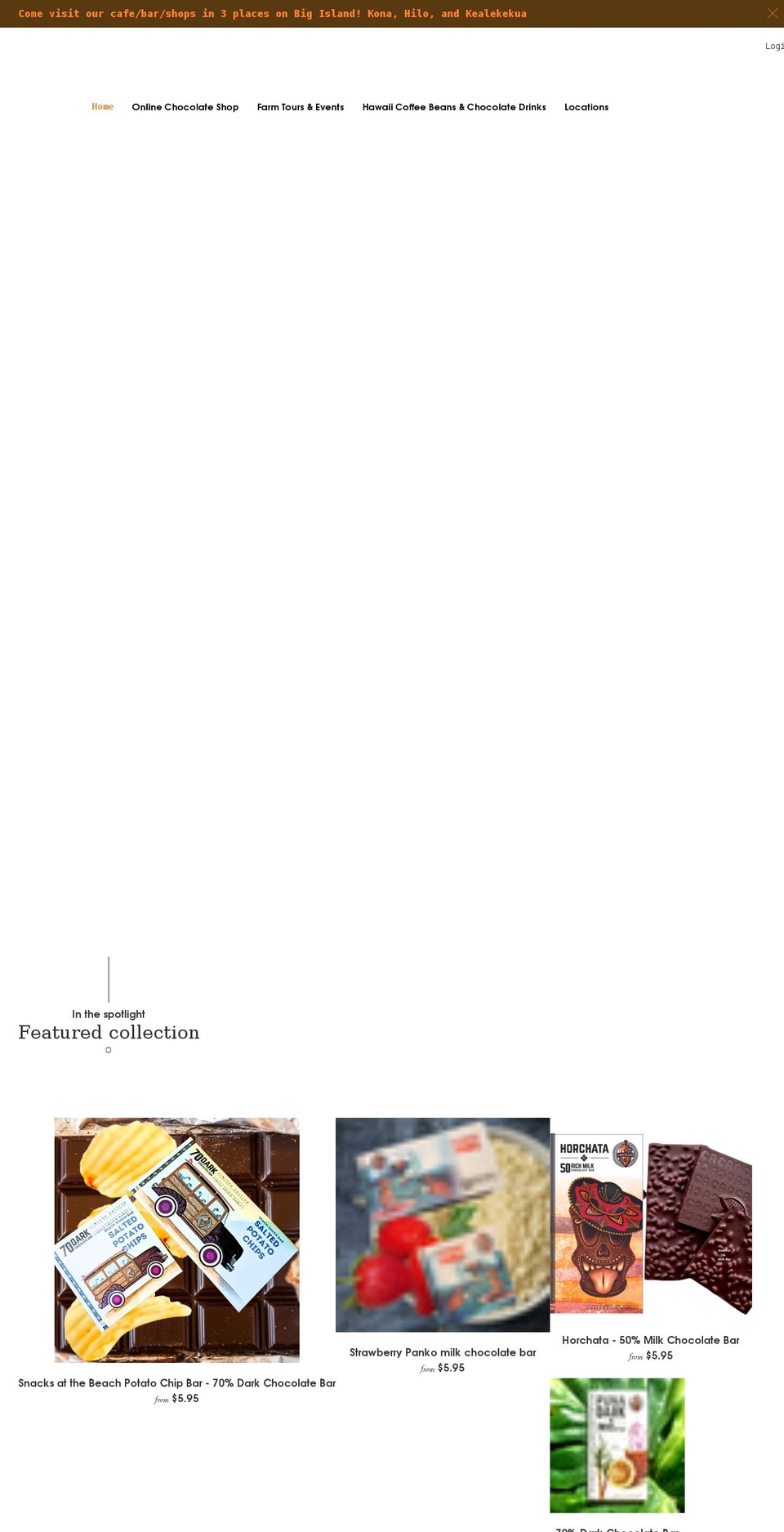 punachocolate.com shopify website screenshot