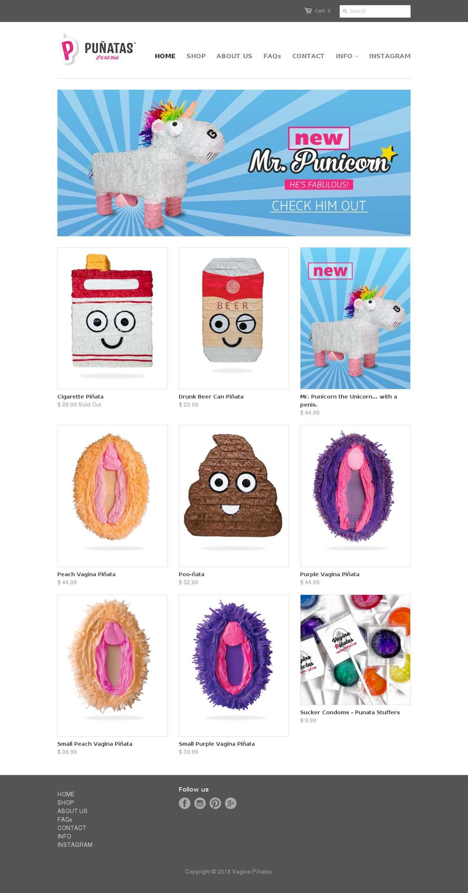 punatas.com — Shopify storefront screenshot