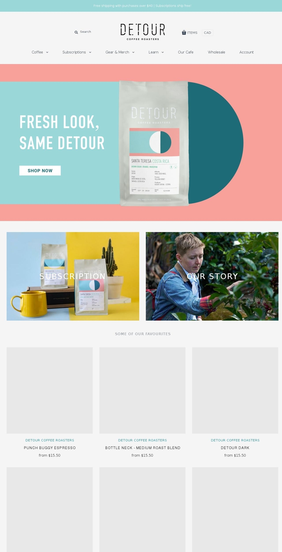 punchbuggyespresso.com shopify website screenshot
