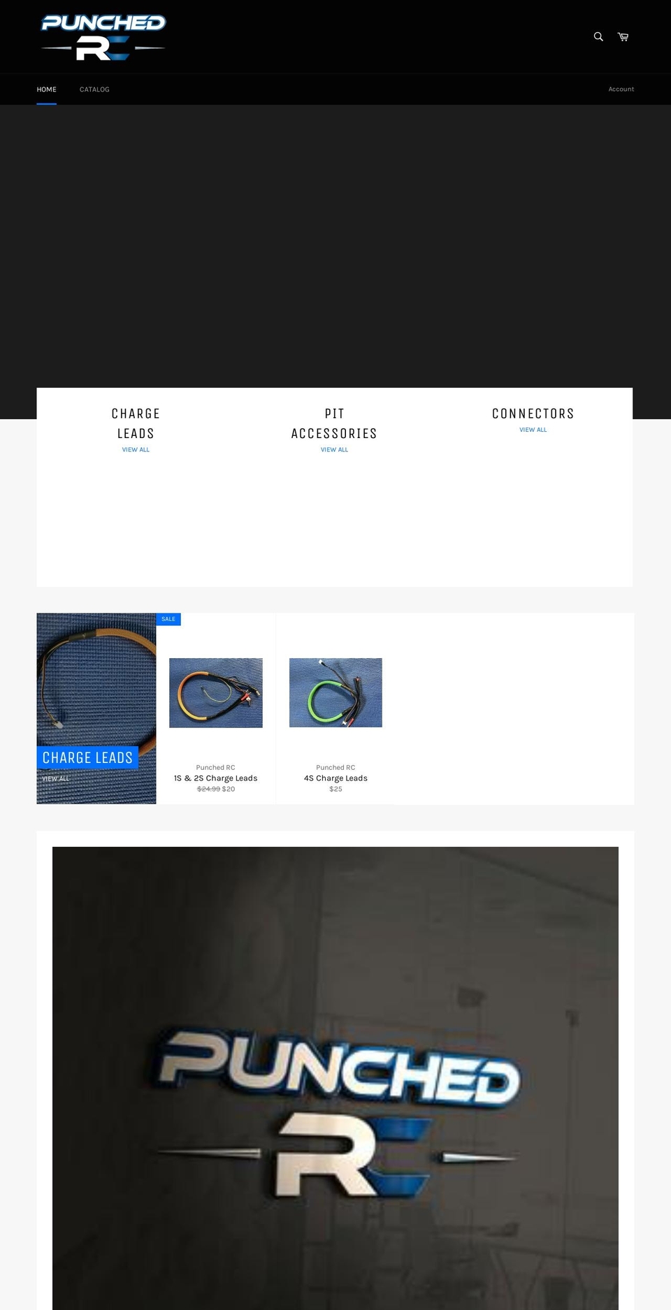punchedrc.com shopify website screenshot