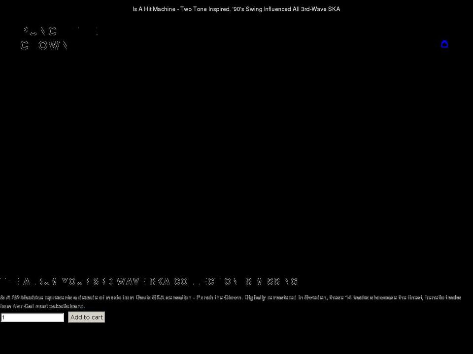 punchtheclown.band shopify website screenshot