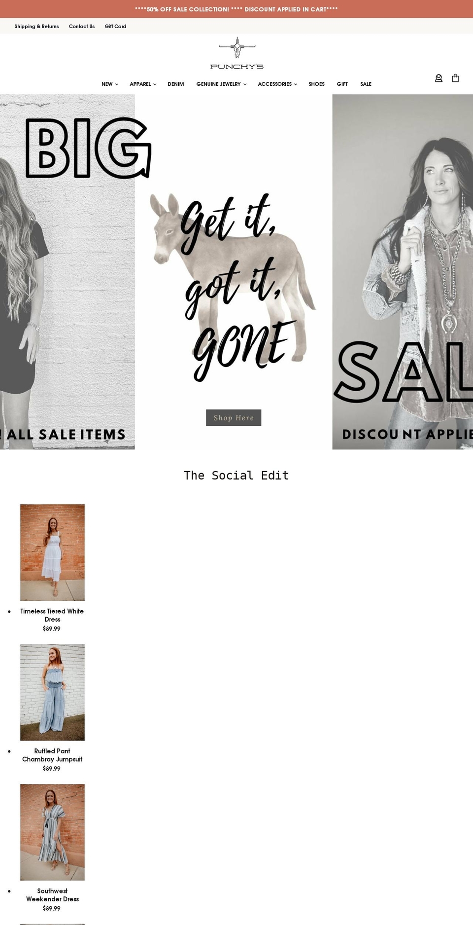 punchys.com shopify website screenshot