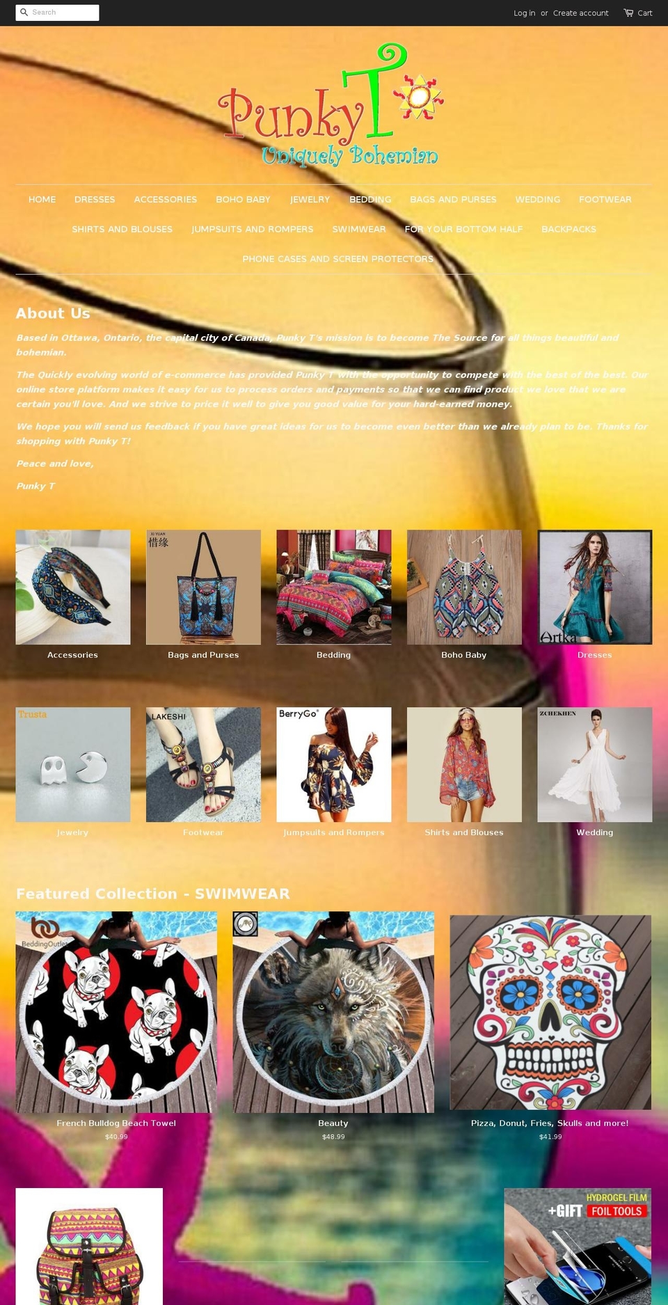 punkyt.com — Shopify storefront screenshot