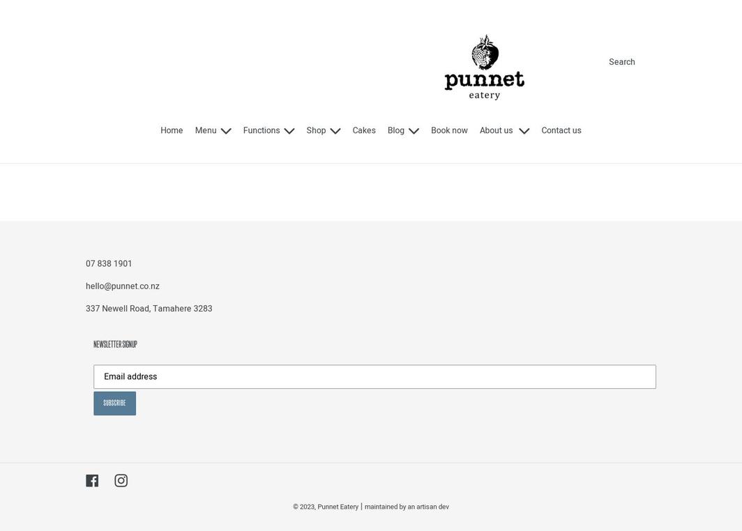 punnet.co.nz shopify website screenshot