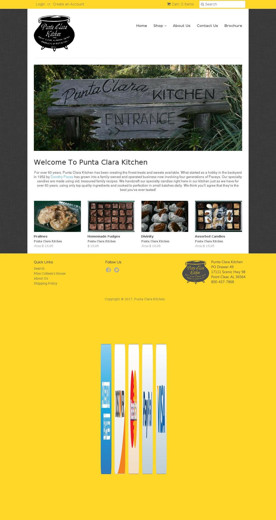 Main_Theme Shopify theme site example puntaclara.com