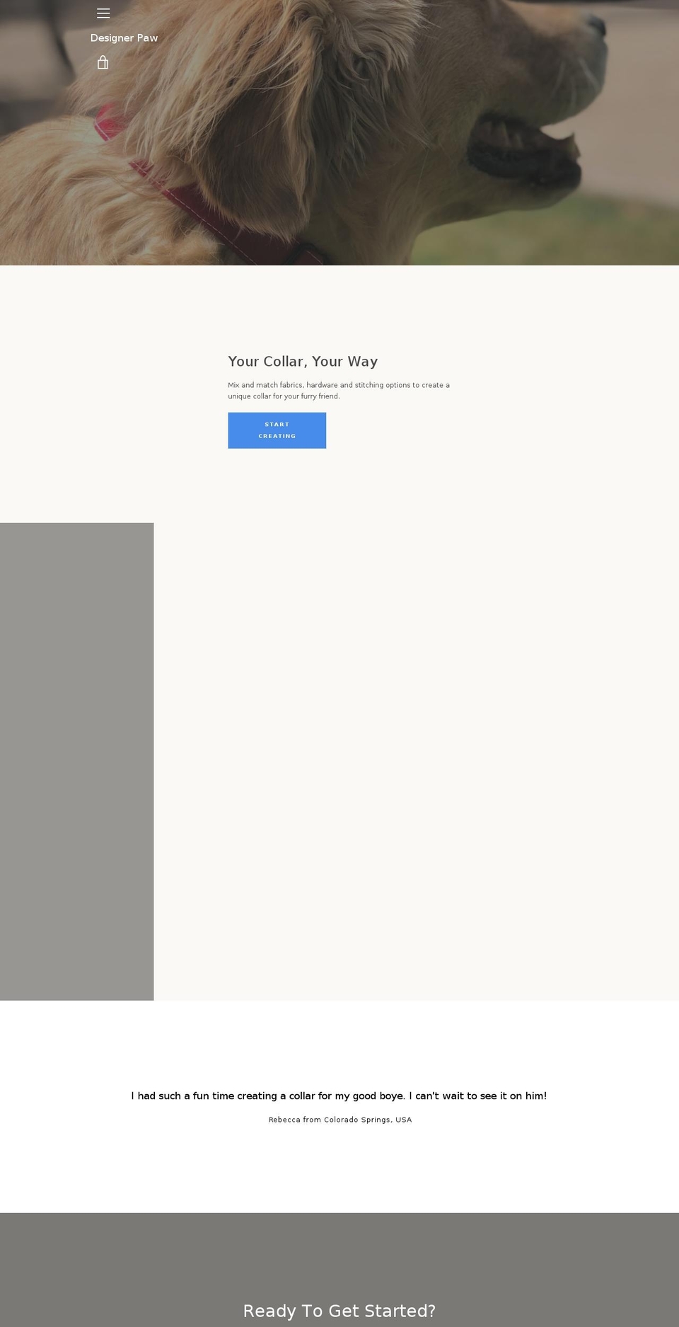 pup-cap.com shopify website screenshot