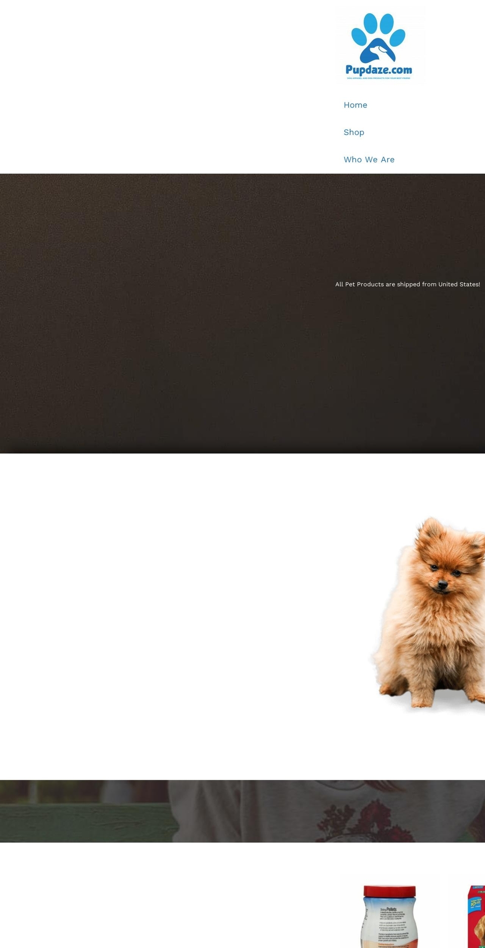 pupdaze.com — Shopify storefront screenshot