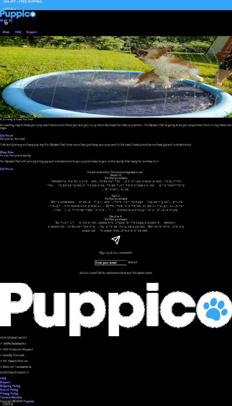 puppico.com — Shopify storefront screenshot