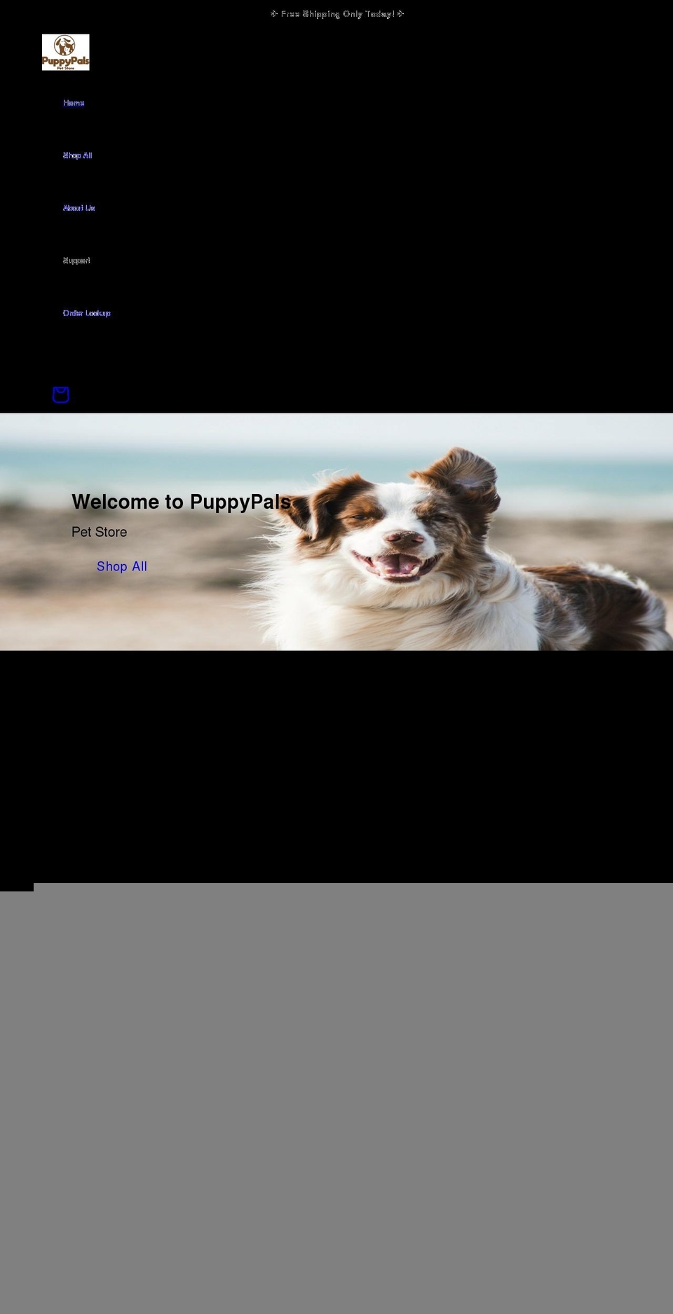 puppypals.co shopify website screenshot