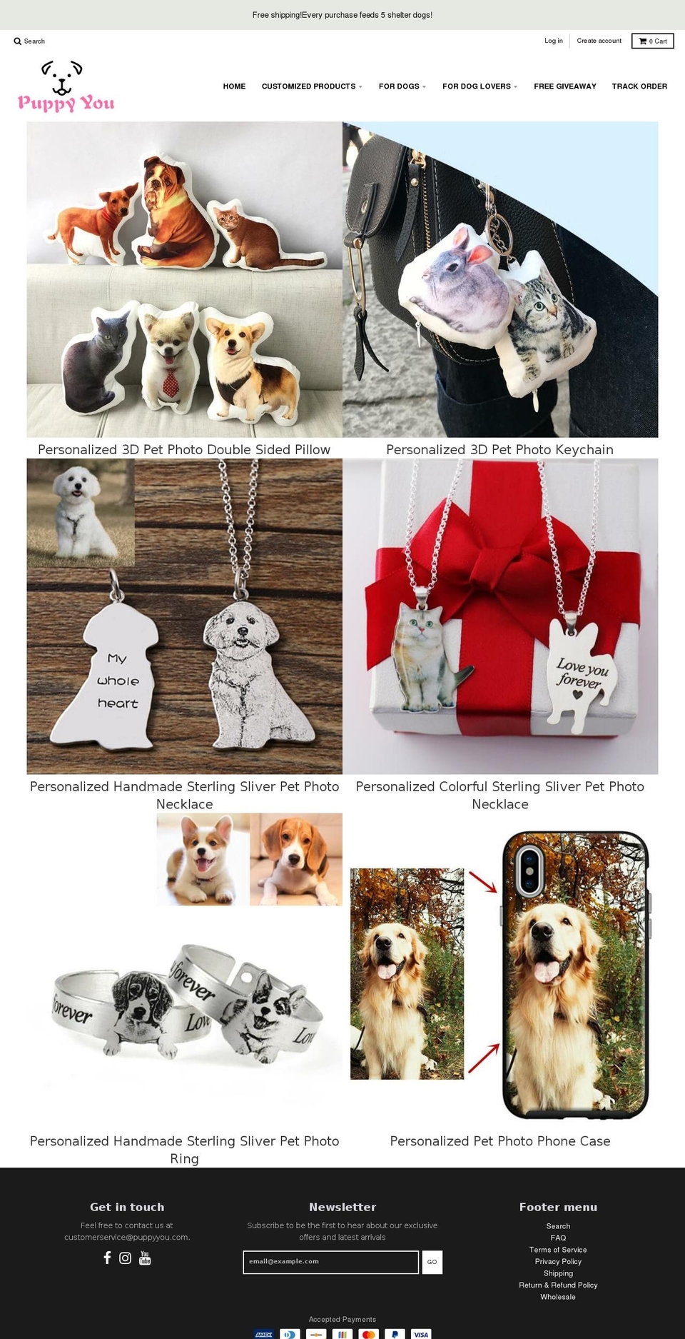 puppyyou.com — Shopify storefront screenshot