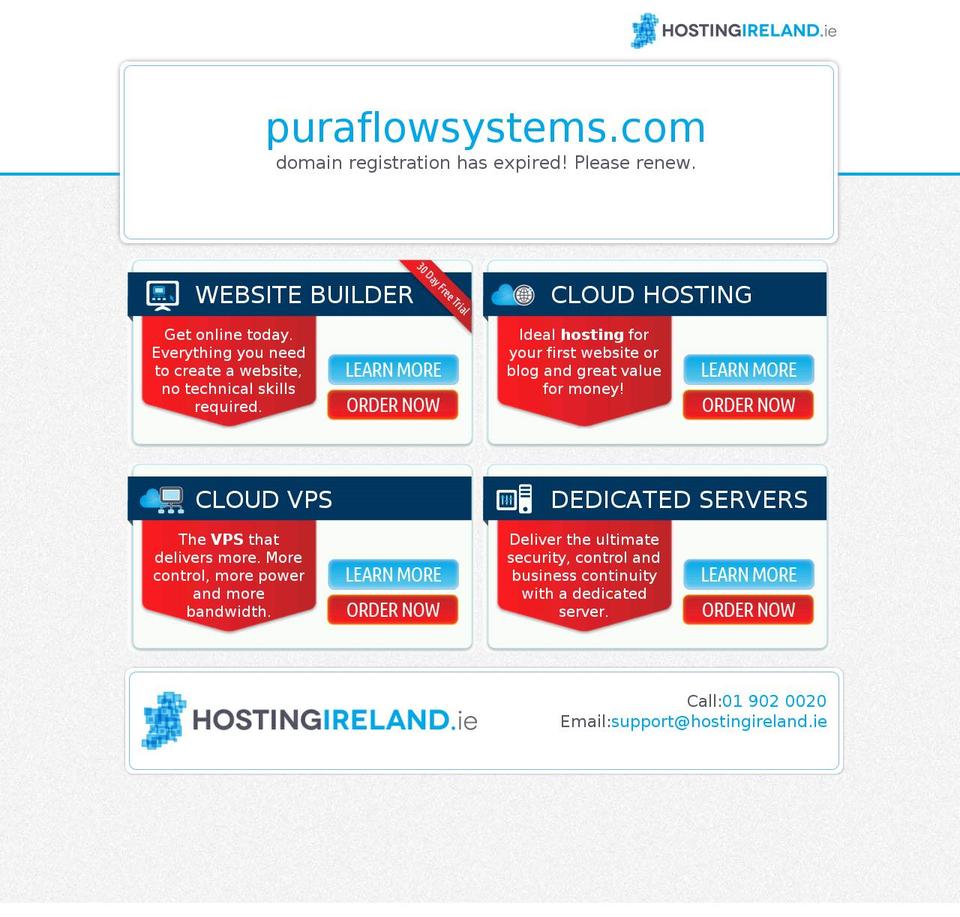 puraflowsystems.com shopify website screenshot