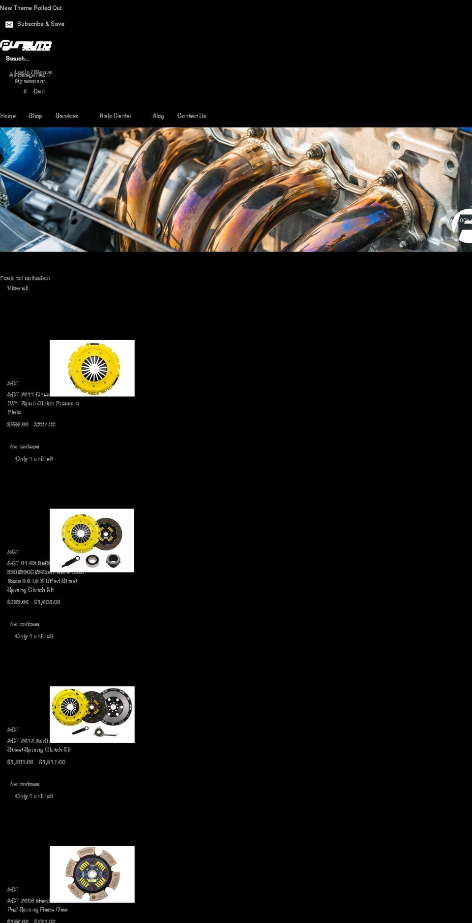 purauto.com shopify website screenshot