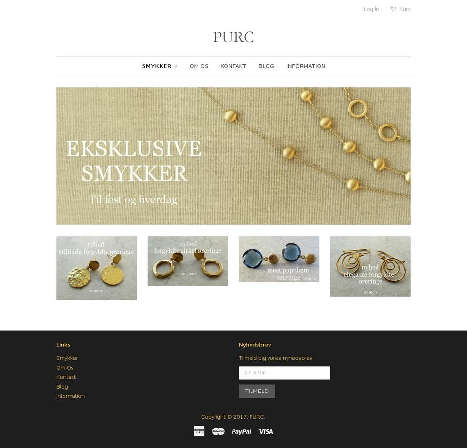 purc-cph.com shopify website screenshot