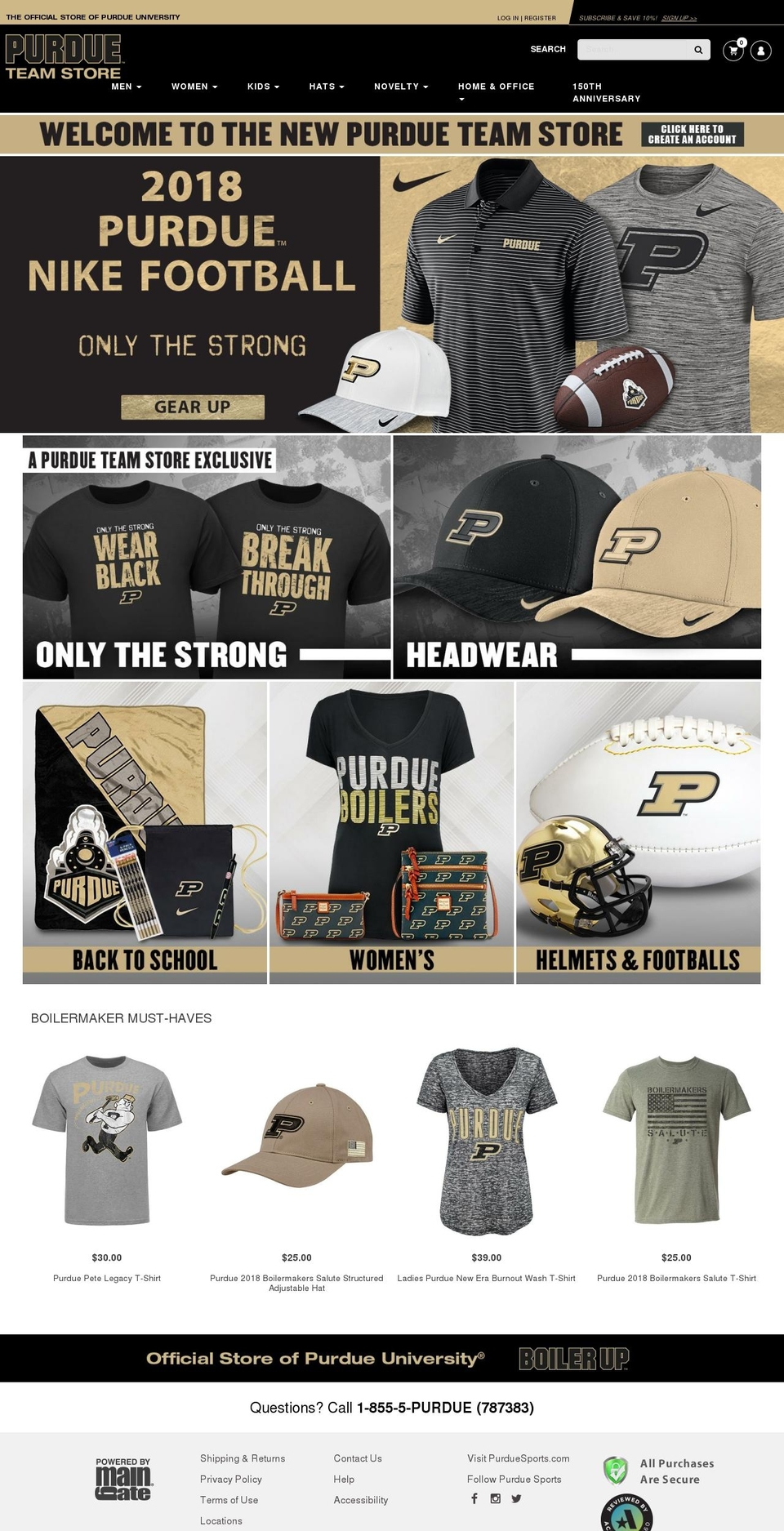 purdue-team-store-a360 Shopify theme site example purdueteamstore.com
