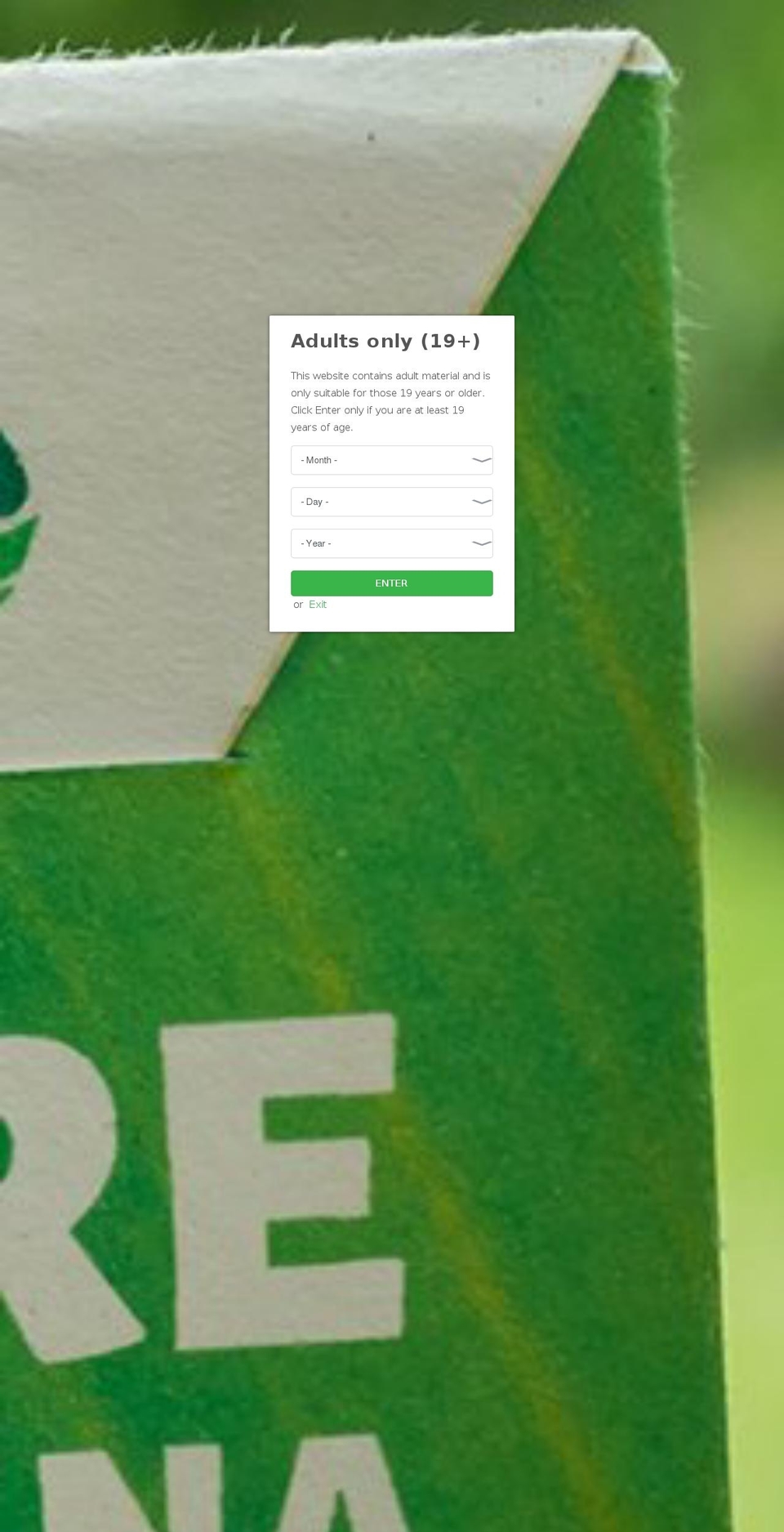 purebanana.com — Shopify storefront screenshot
