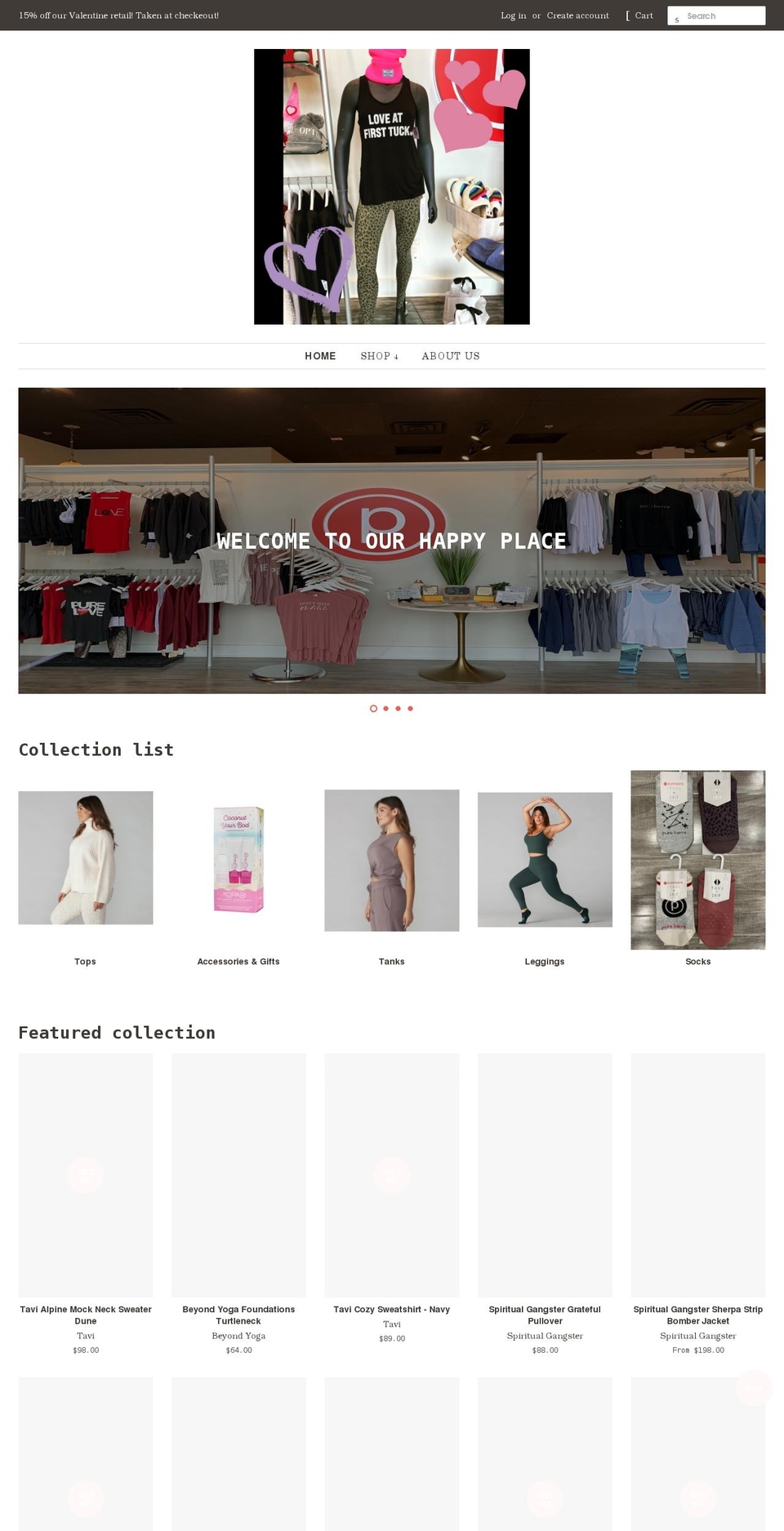 purebarrebridgewatershop.com shopify website screenshot