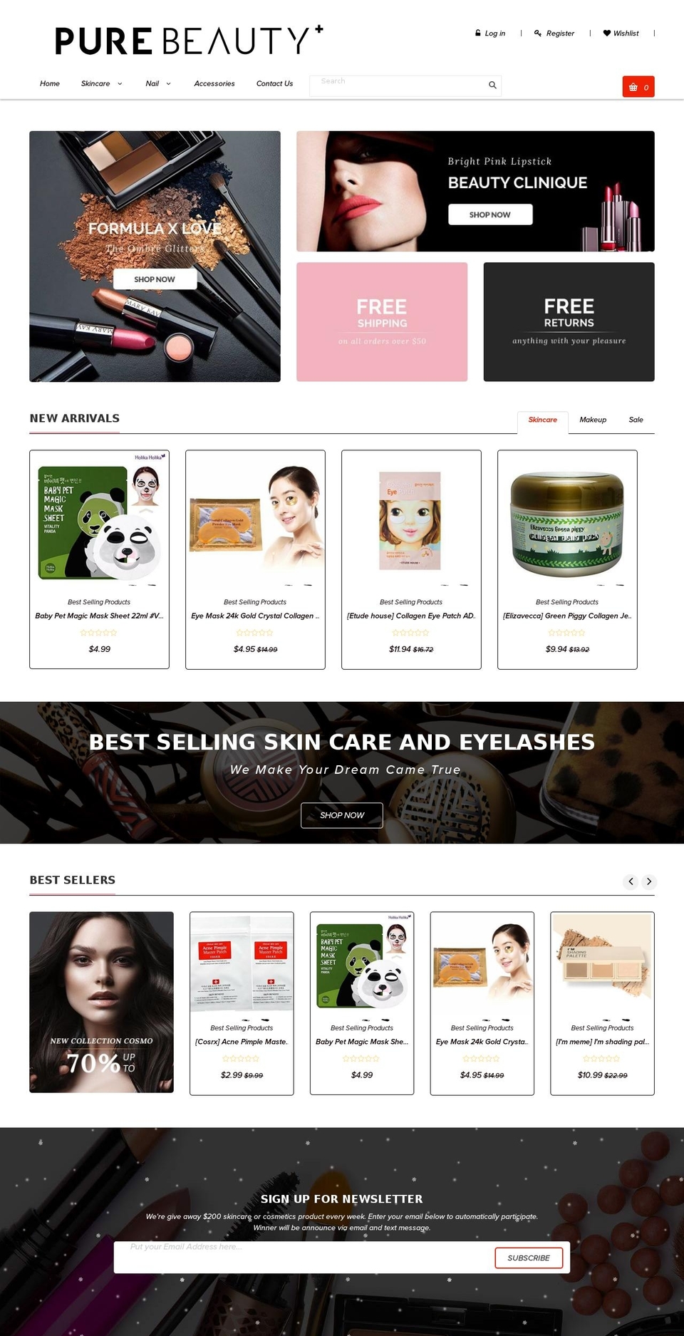 purebeautyplus.com — Shopify storefront screenshot
