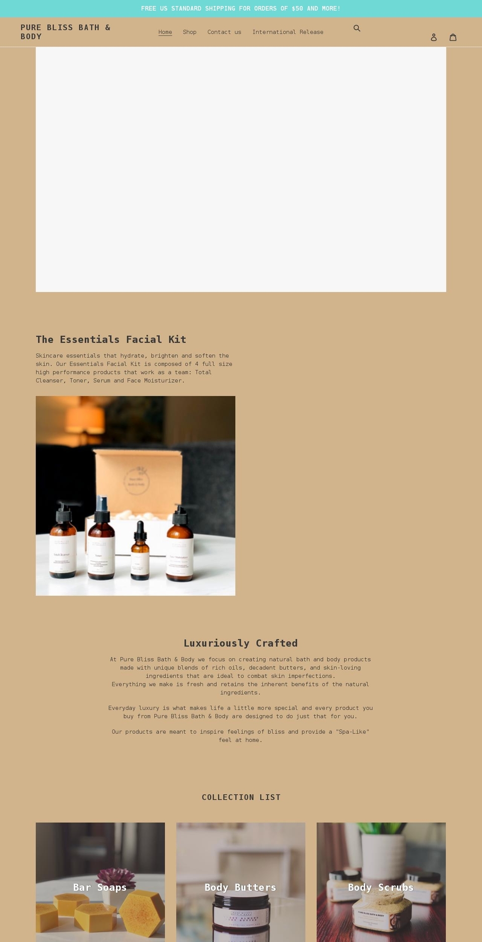 purebliss-shop.com shopify website screenshot