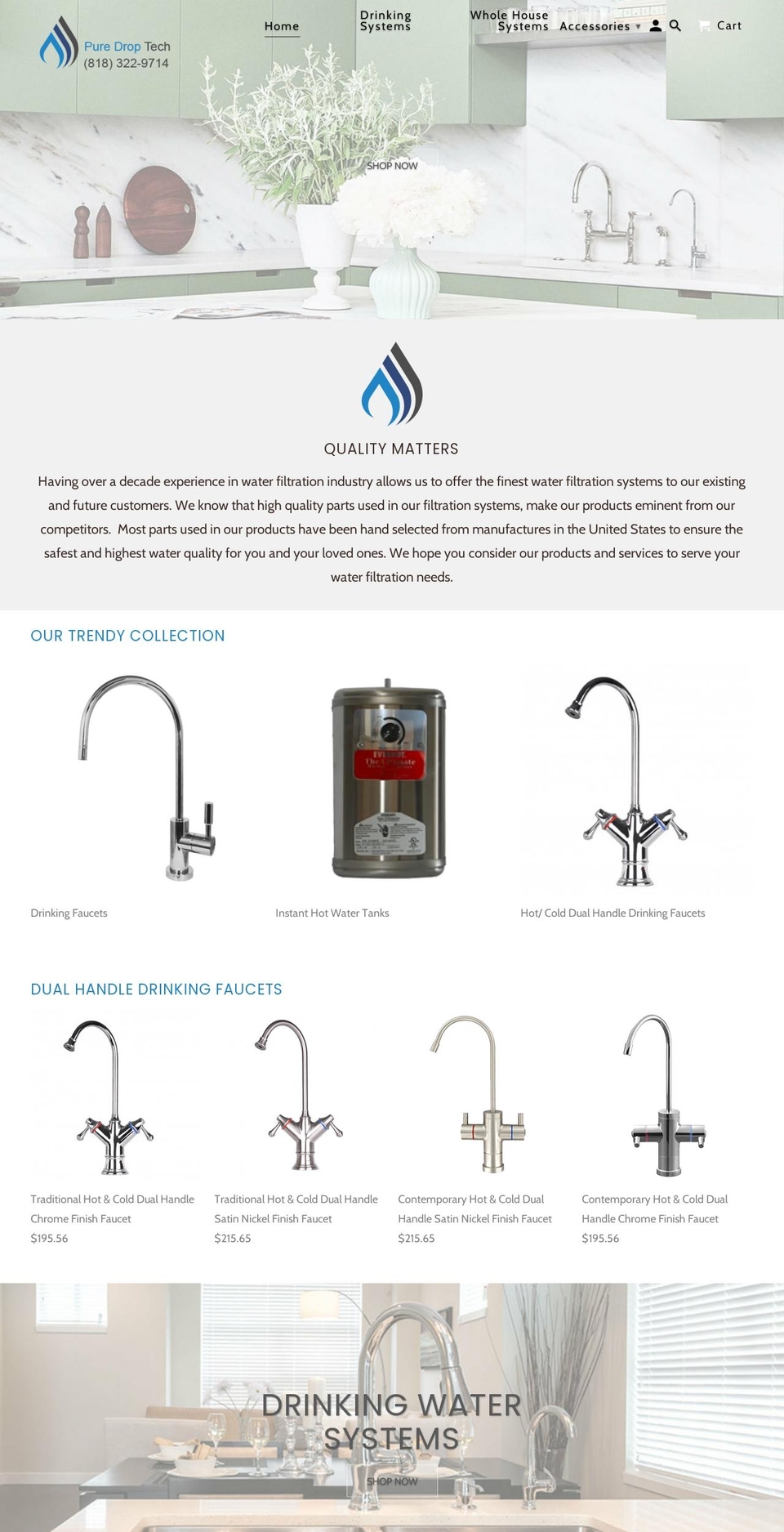 puredroptech.com shopify website screenshot
