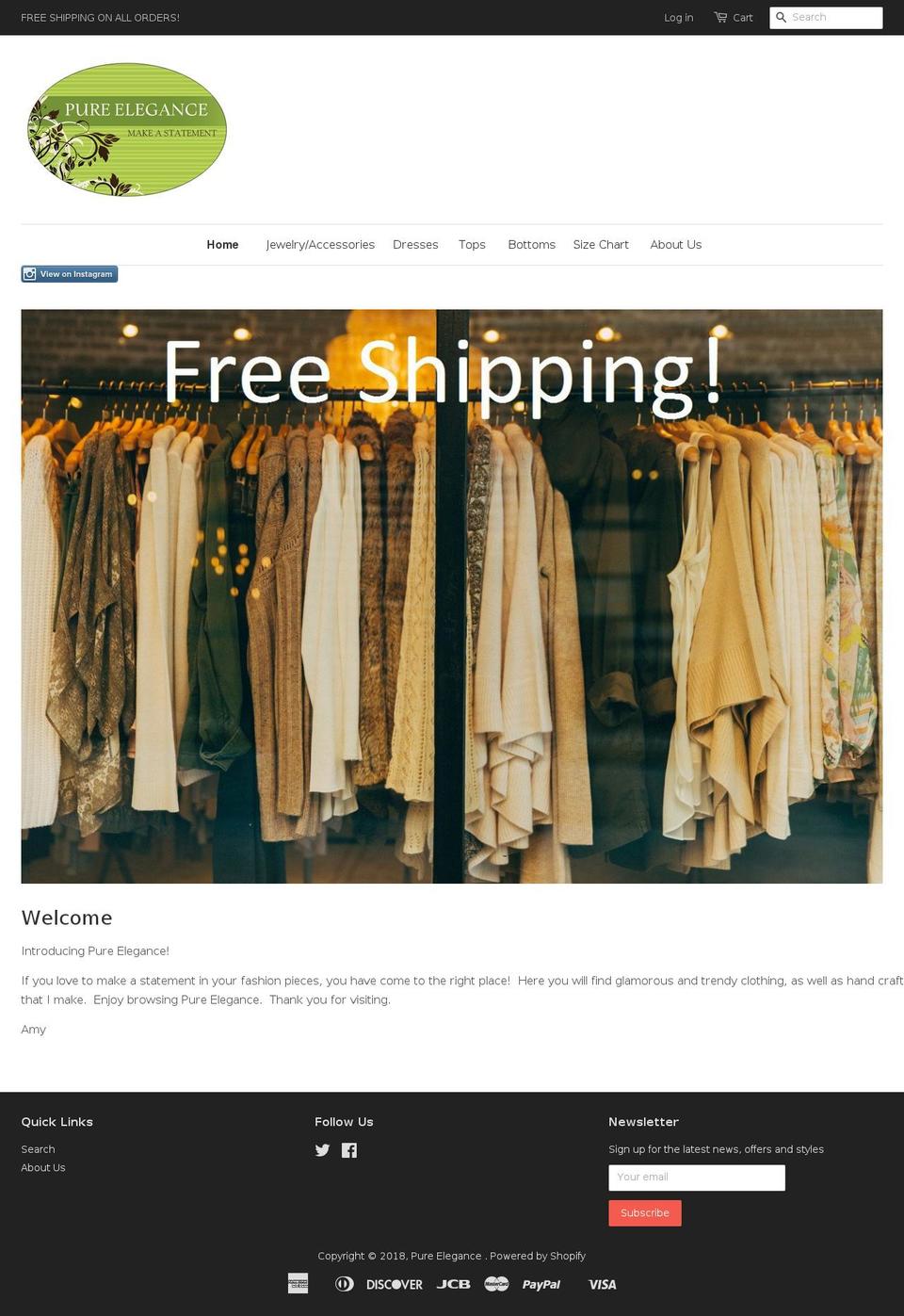 pureelegance-stl.com — Shopify storefront screenshot