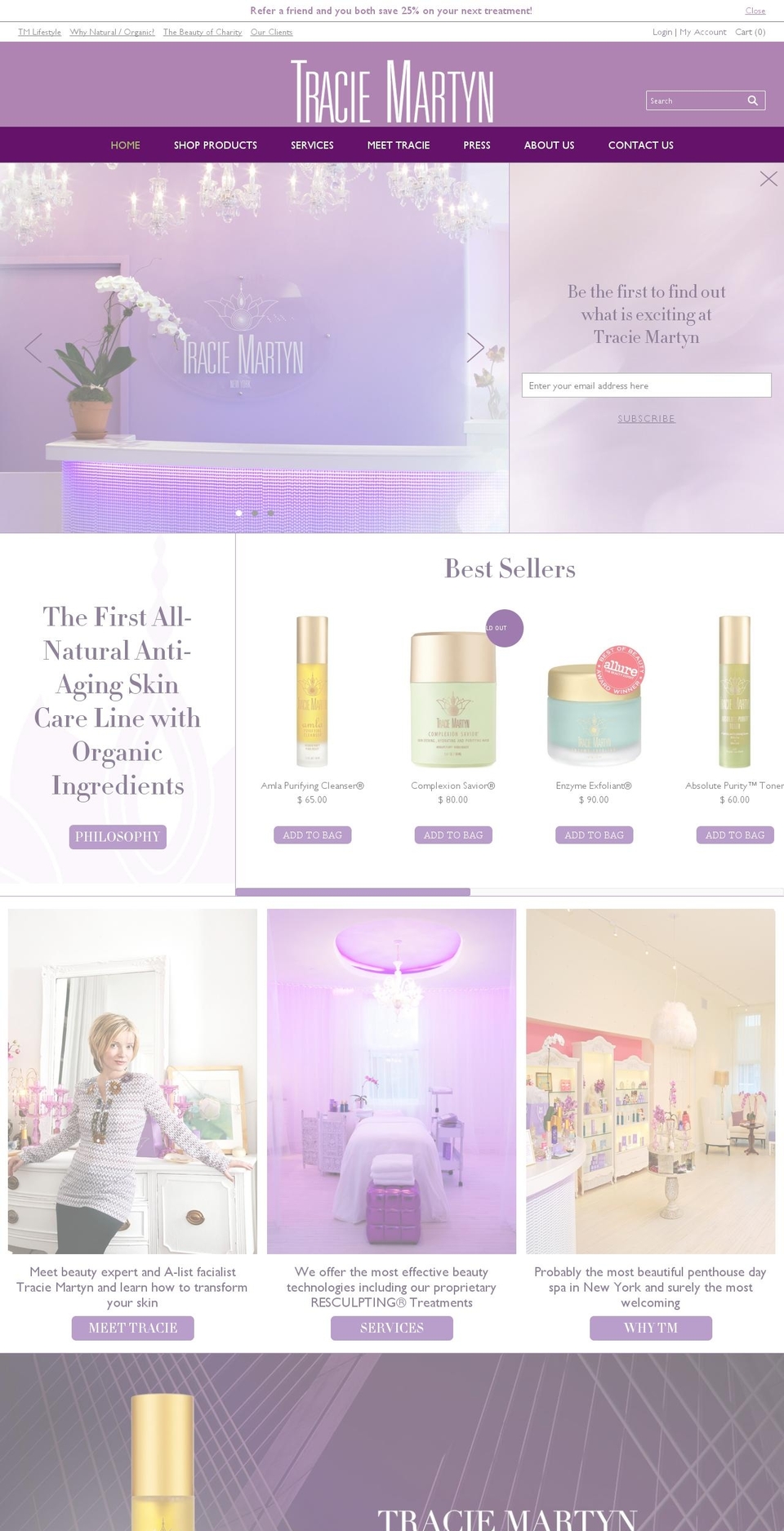 purefacelift.org shopify website screenshot