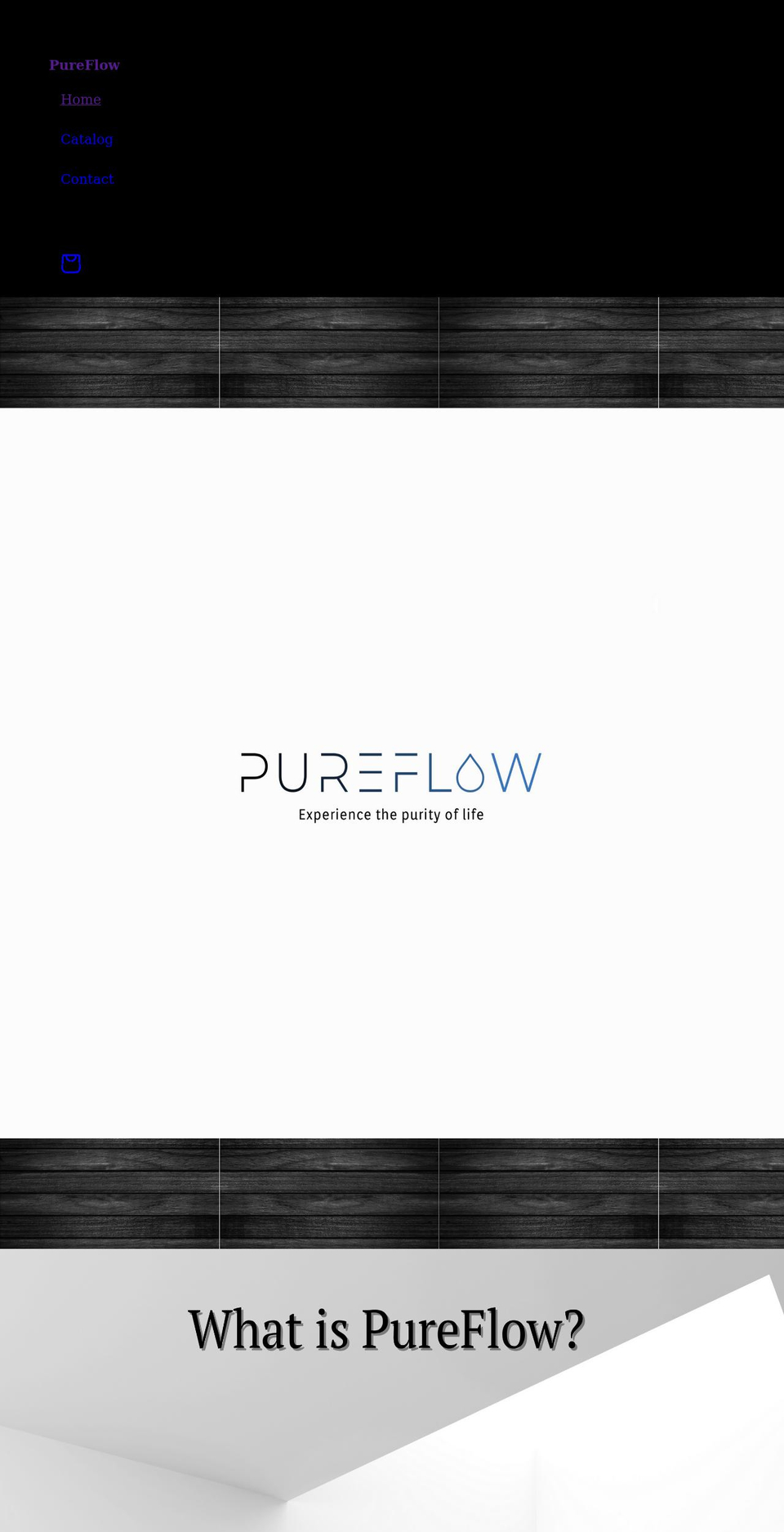 pureflowco.com shopify website screenshot