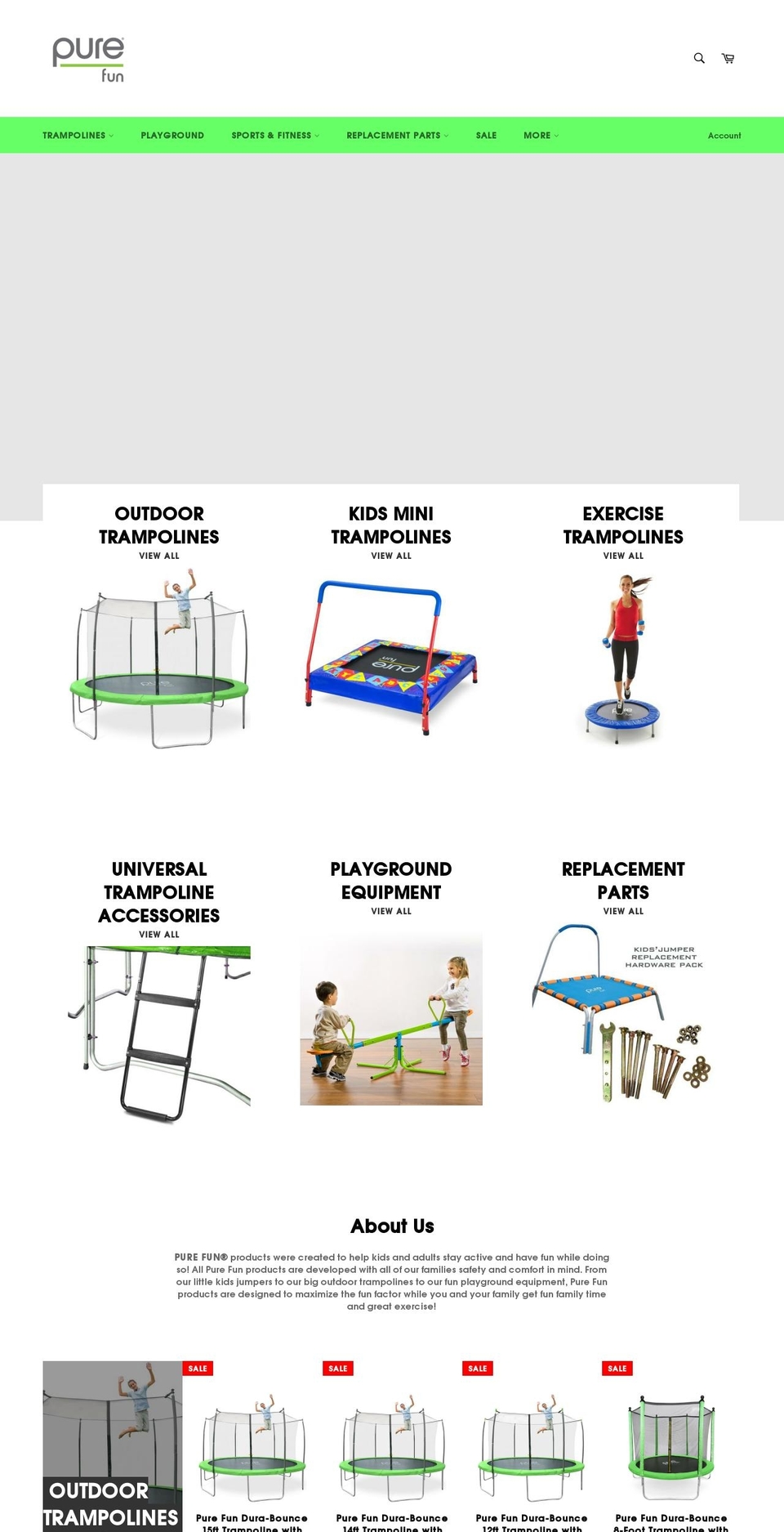 purefunparts.com — Shopify storefront screenshot
