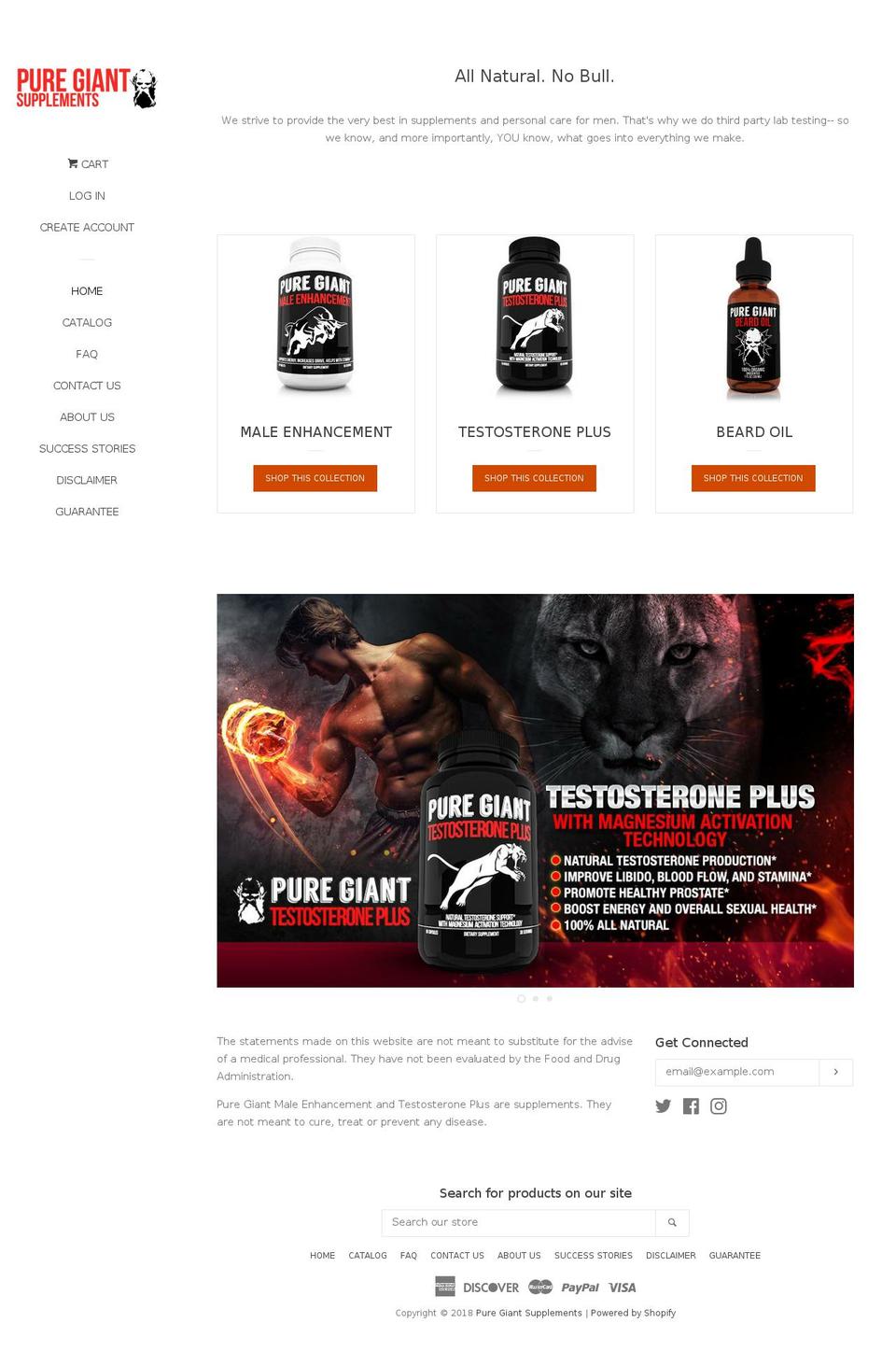 puregiant.com shopify website screenshot
