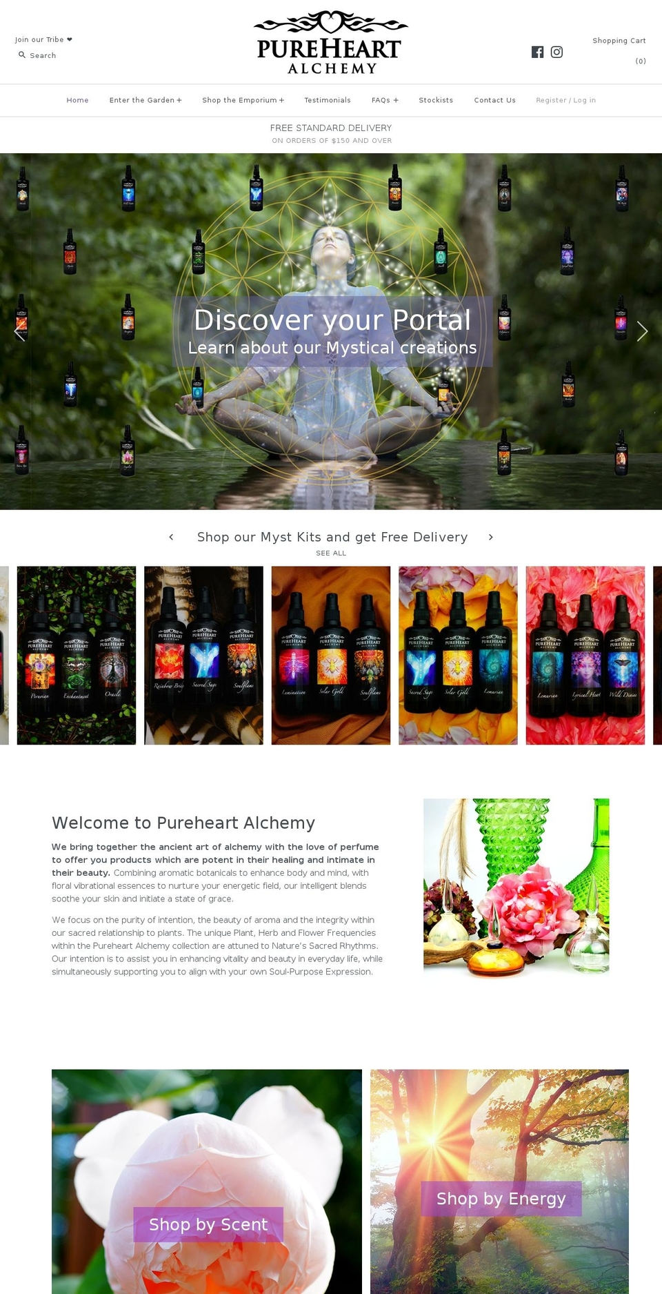 pureheartalchemy.com shopify website screenshot