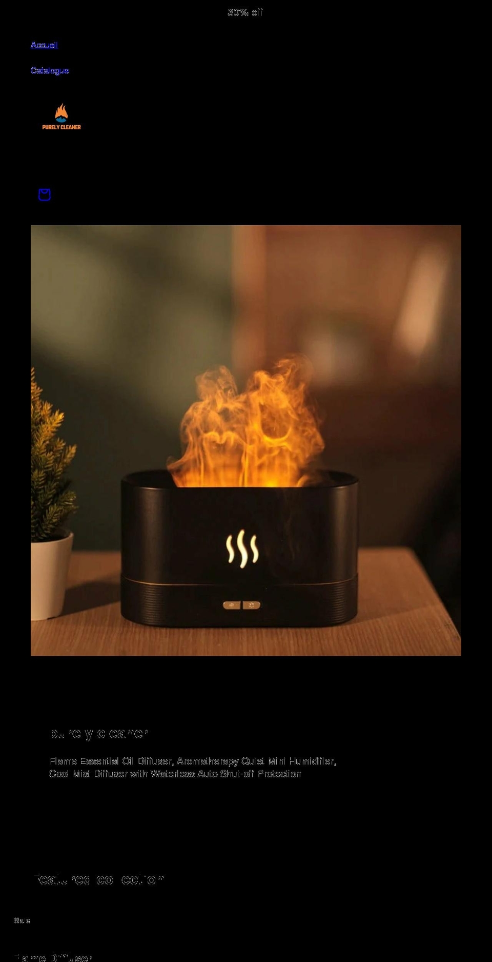 purelycleaner.com shopify website screenshot