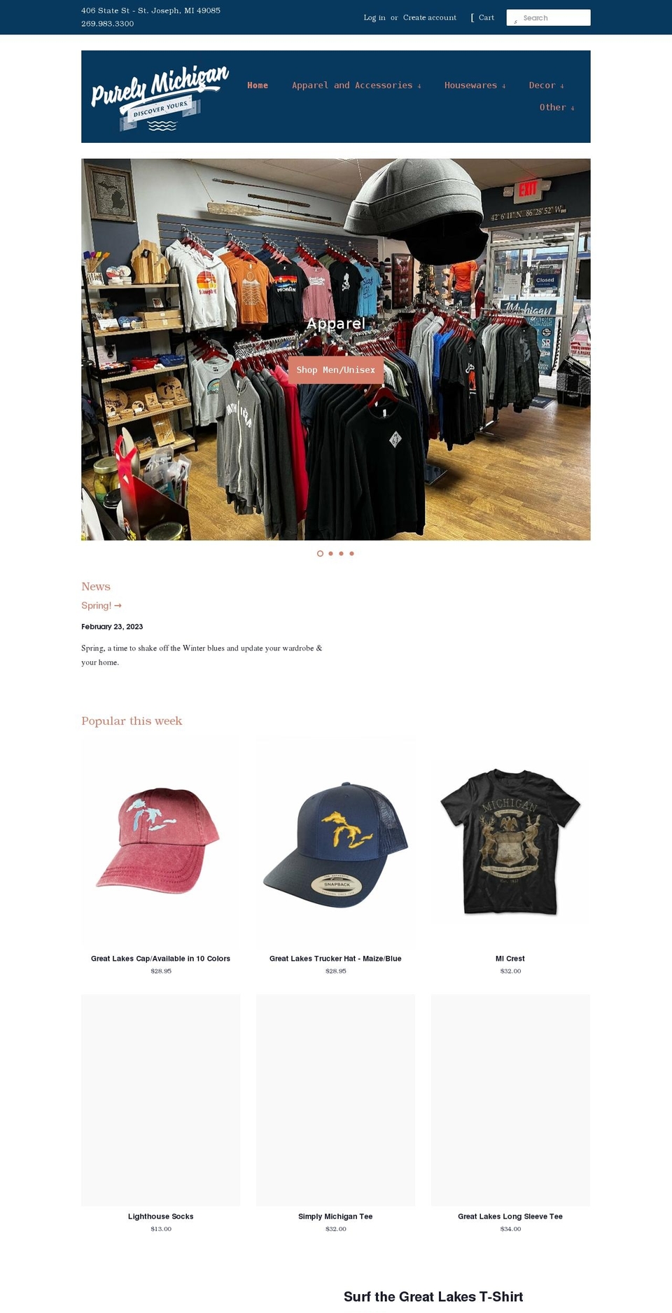 purelymi.com shopify website screenshot