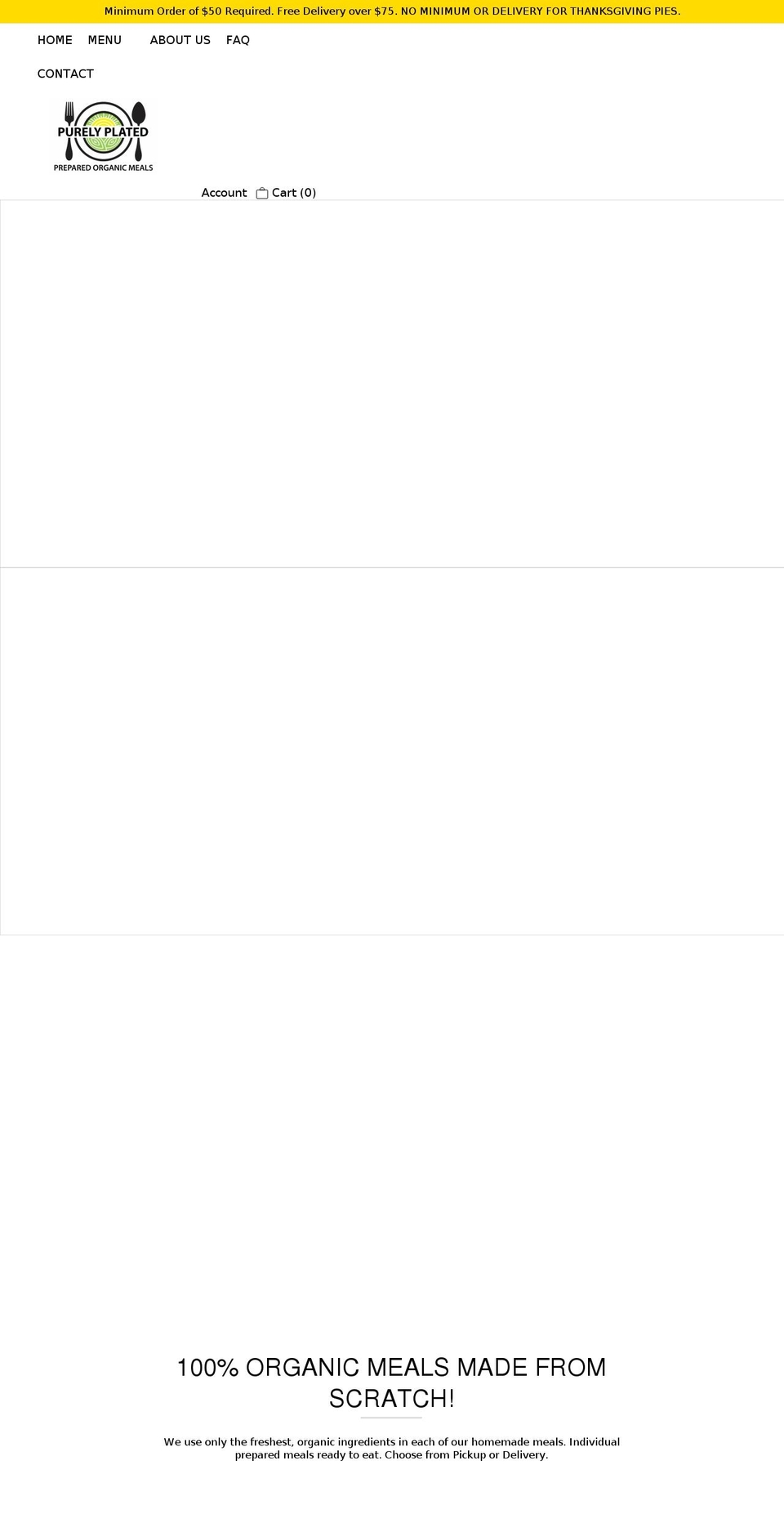 purelyplatedorganic.com shopify website screenshot