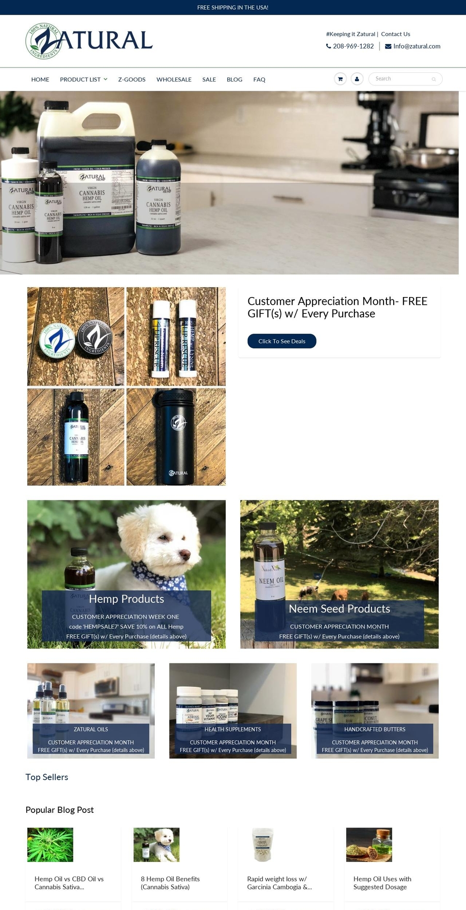 pureneem.com — Shopify storefront screenshot