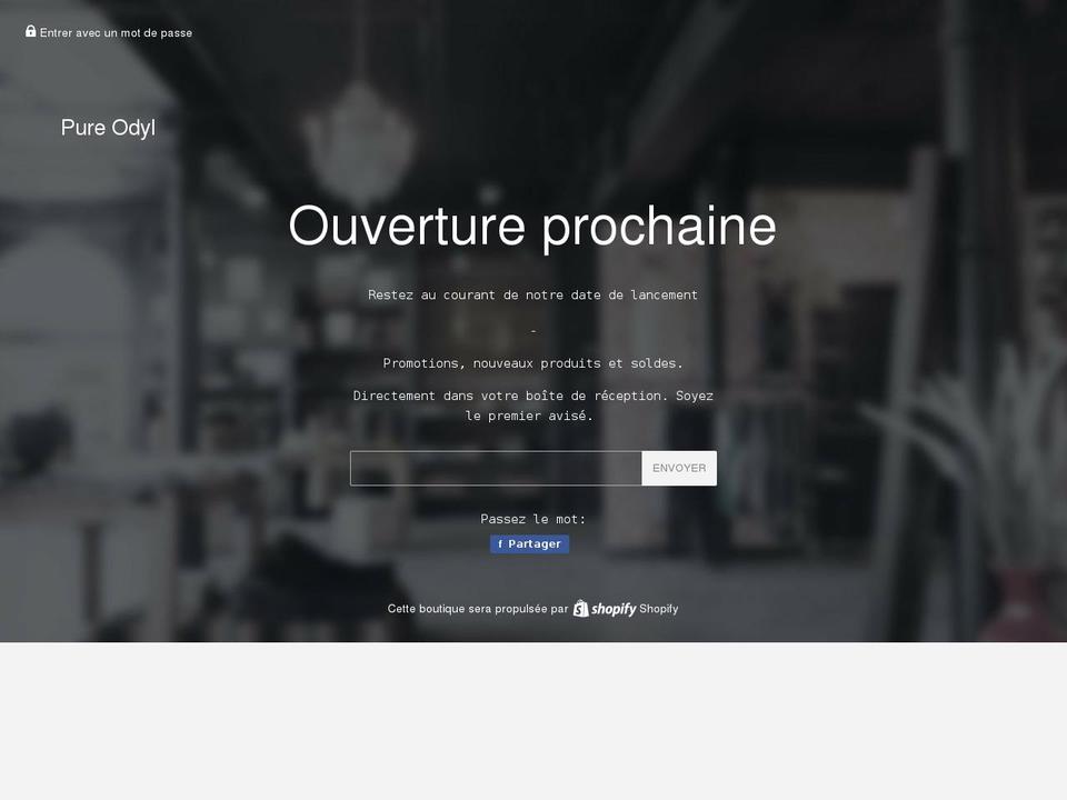pureodyl.com shopify website screenshot