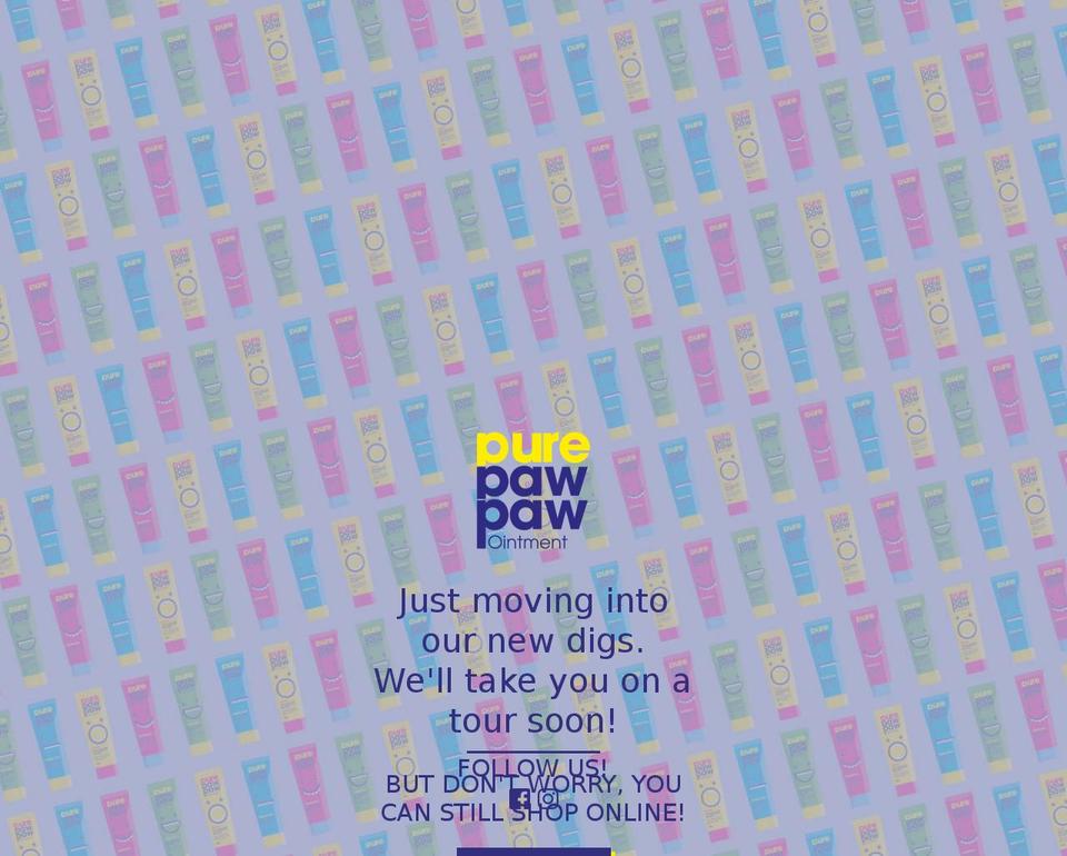 coremetrics Shopify theme site example purepawpawointment.com.au