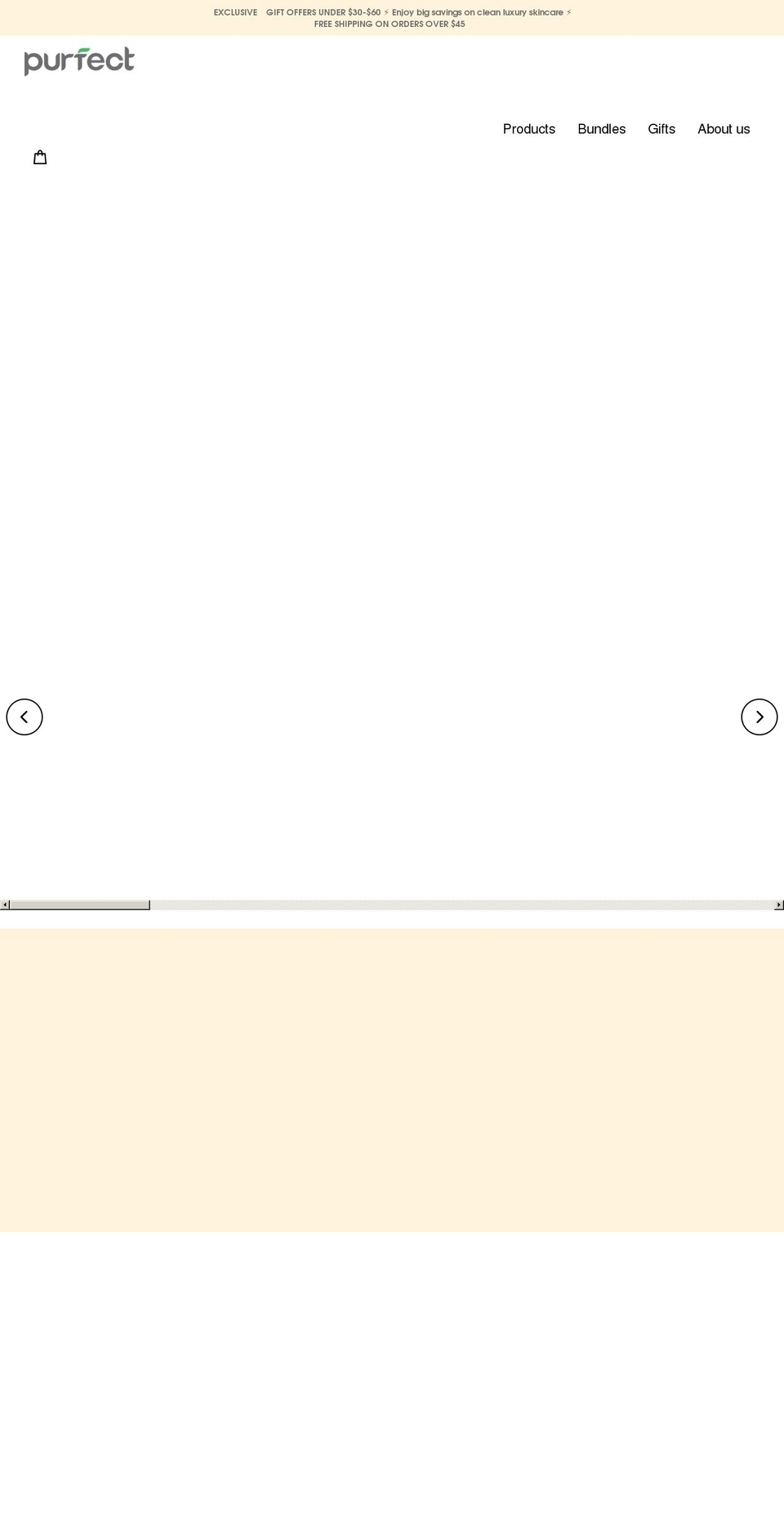 purfect.com shopify website screenshot