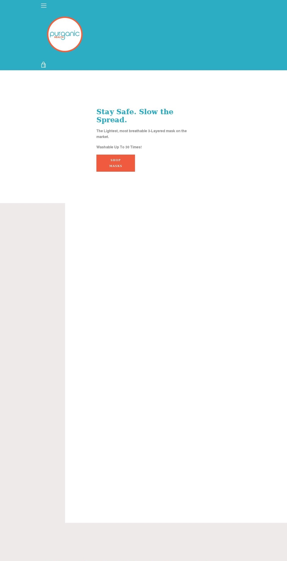 purganic-health.com shopify website screenshot