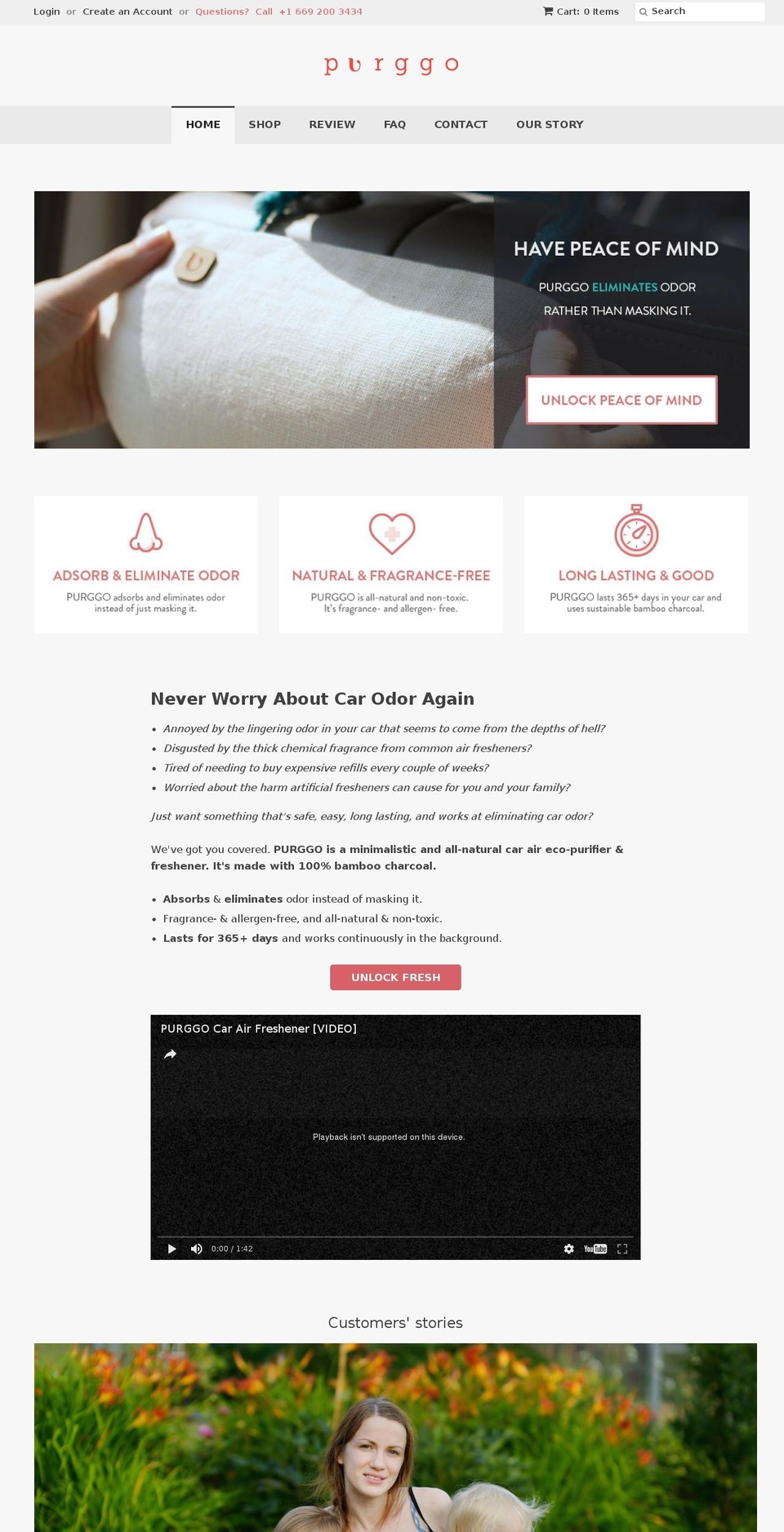 purggo.com shopify website screenshot