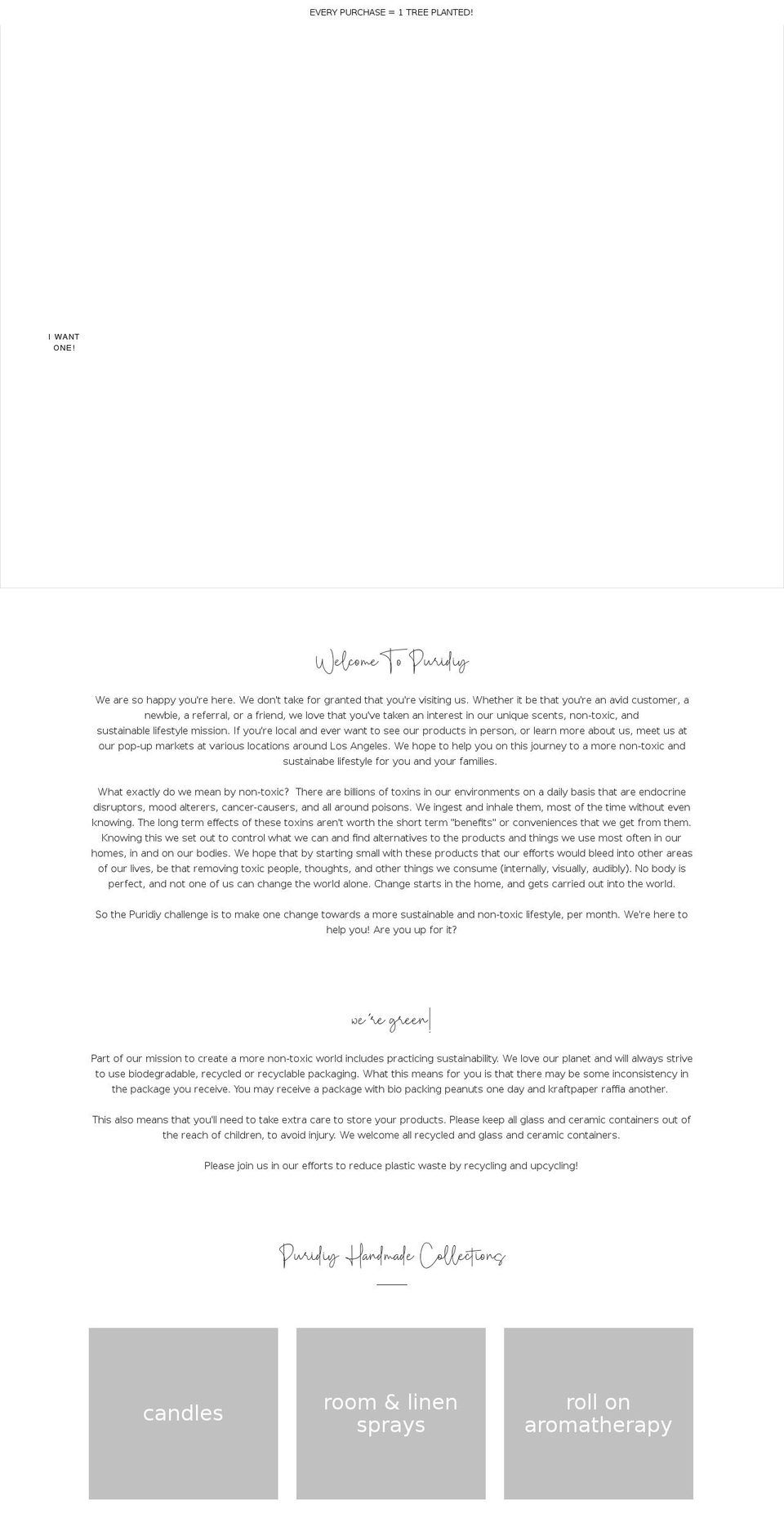 puridiy.com shopify website screenshot