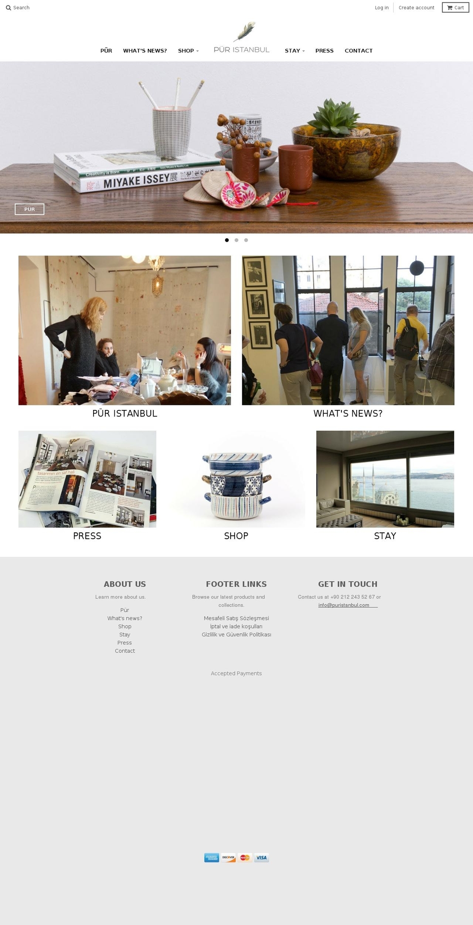 puristanbul.com shopify website screenshot