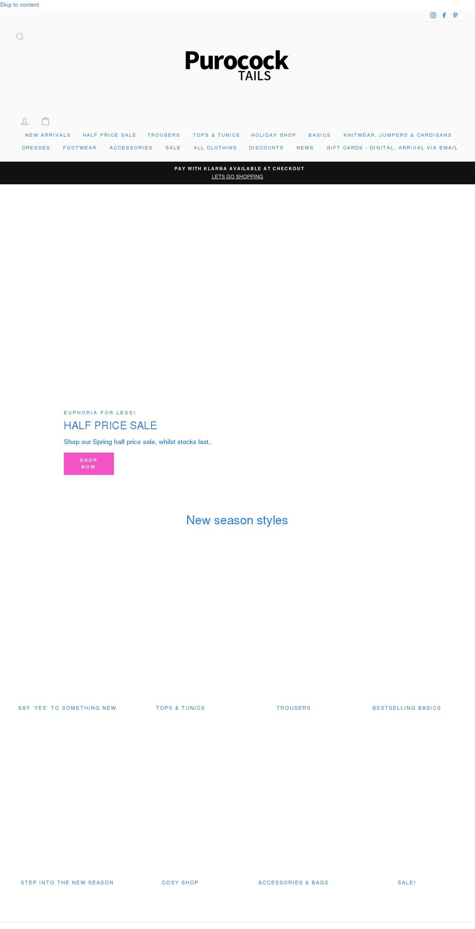 purococktails.com shopify website screenshot