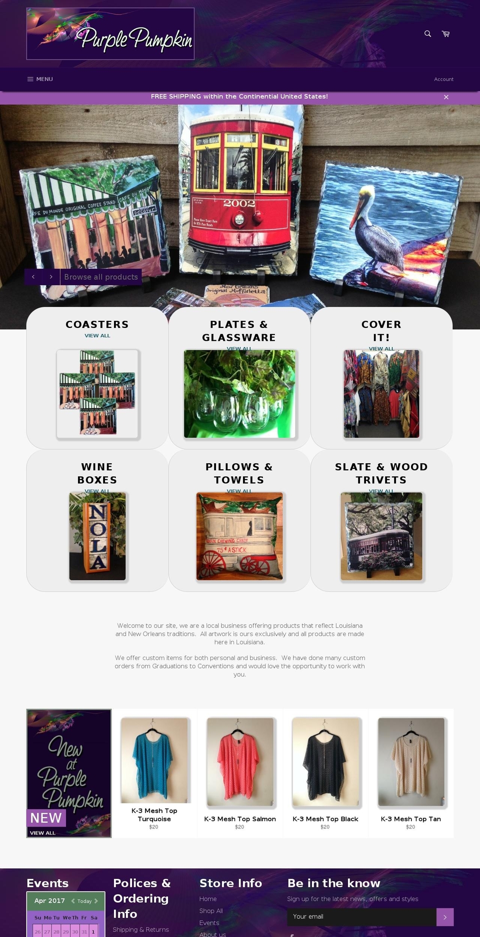 purple-pumpkin.com shopify website screenshot